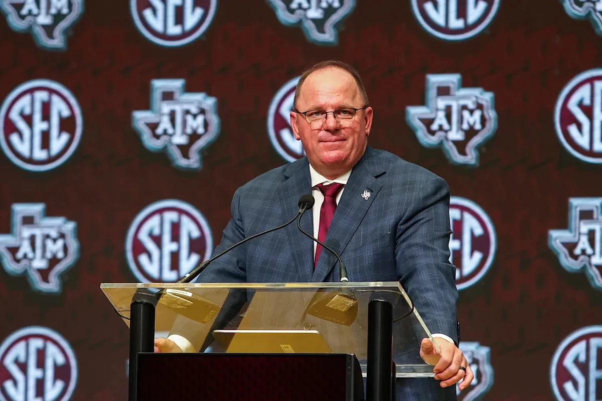 When will Texas A&M HC Mike Elko speak at SEC Media Days?