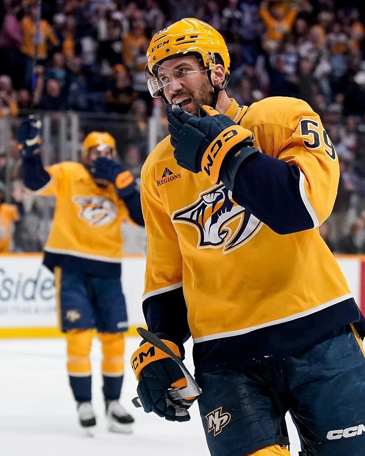 Nashville Predators' Roman Josi late scratch vs Utah, out with upper-body injury