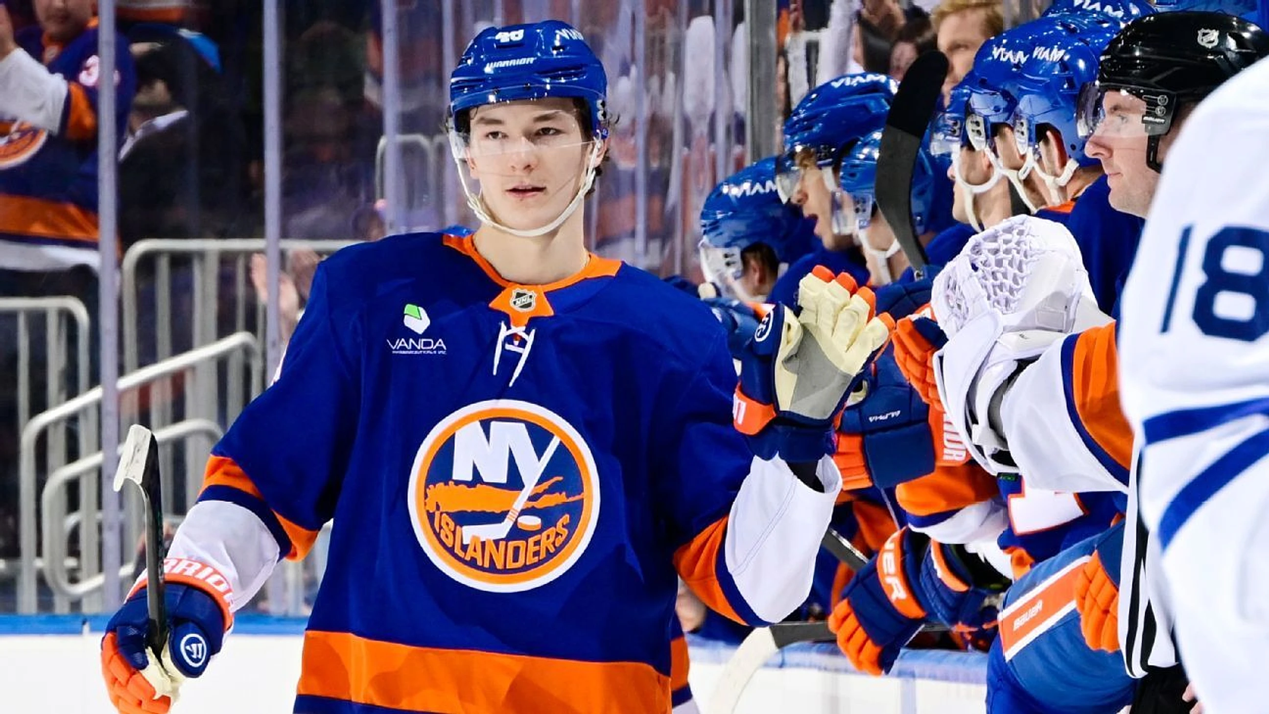 Schaefer ties rookie defenseman goals record