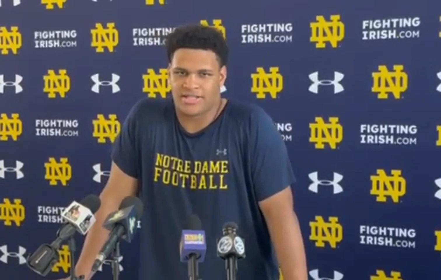 Notre Dame football's Luke Talich recounts 'terrible situation'