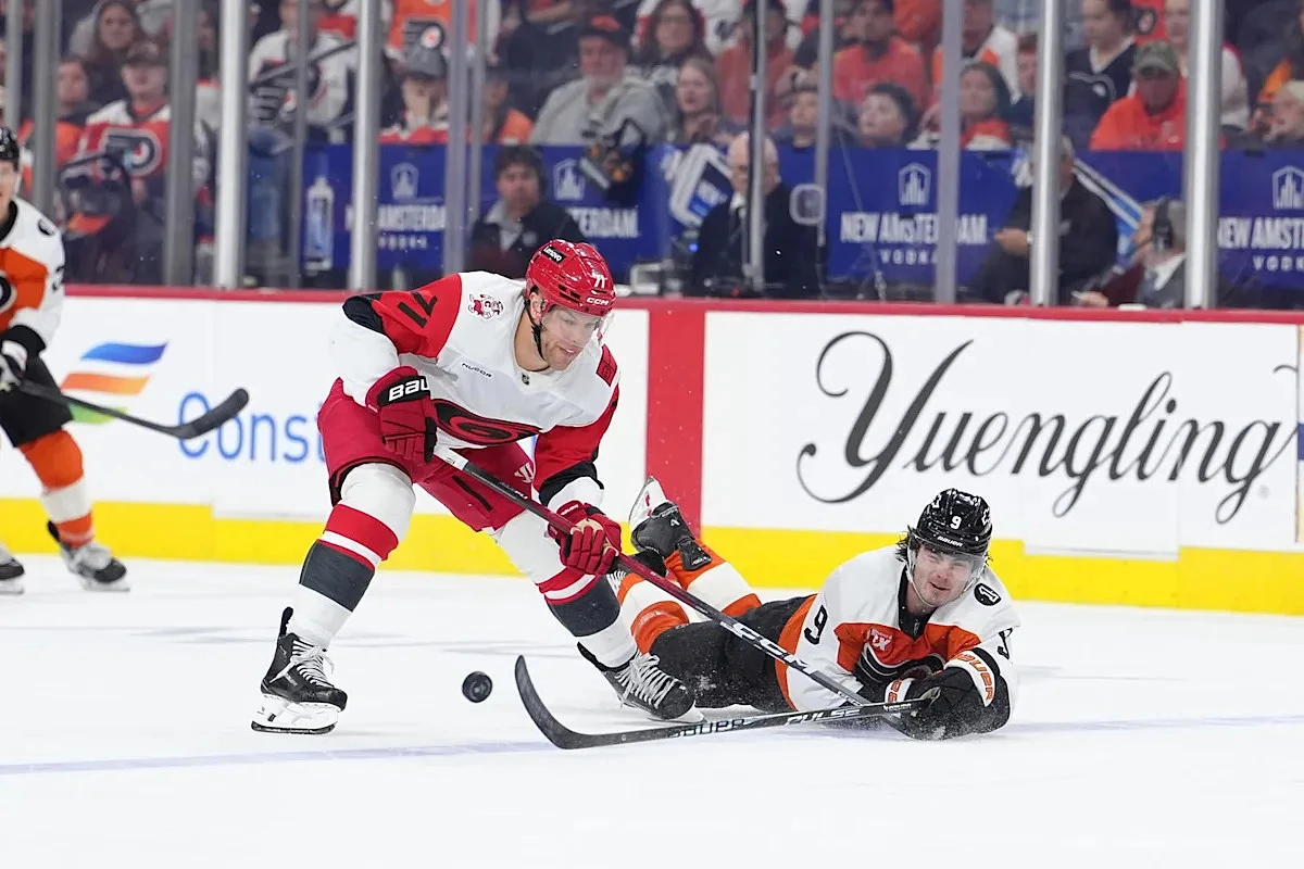 'You Can't Luck Into That': Rod Brind'Amour, Jordan Martinook On Conference Clinch, Shootout Loss
