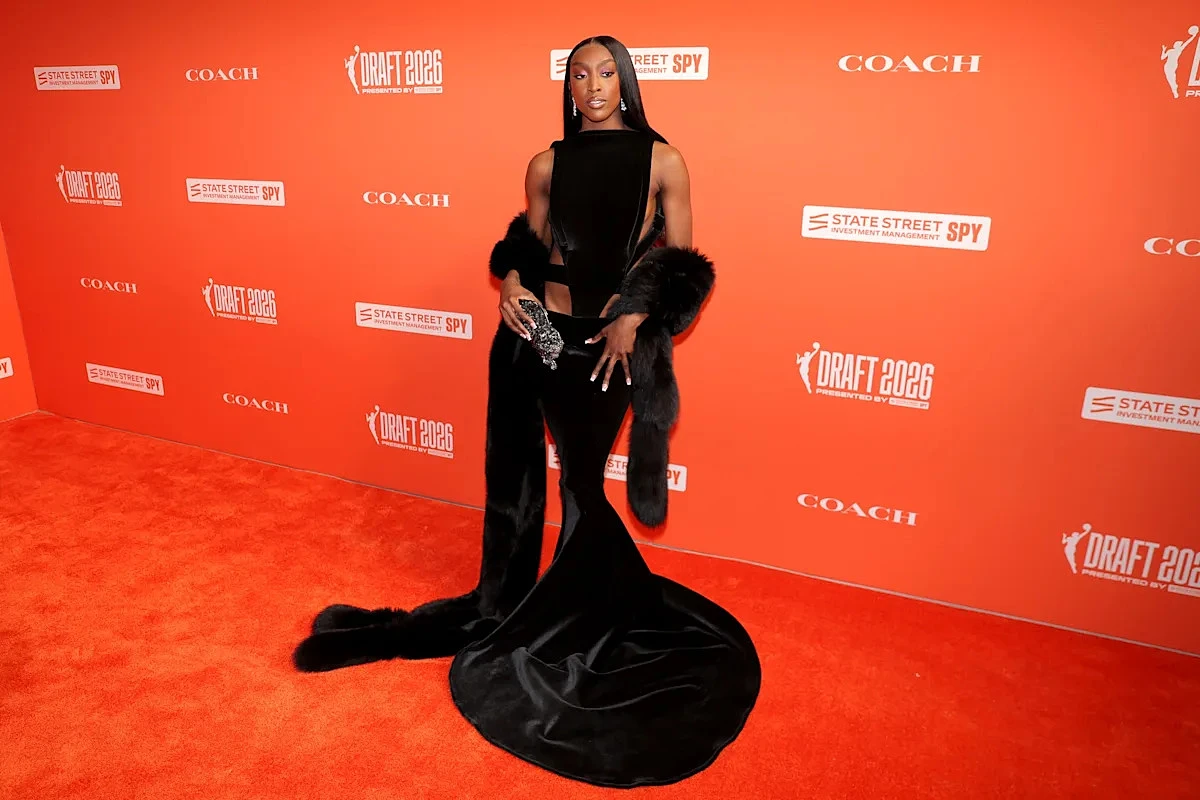 Flau'jae Johnson's little brother adorably grabbed the spotlight at the WNBA Draft