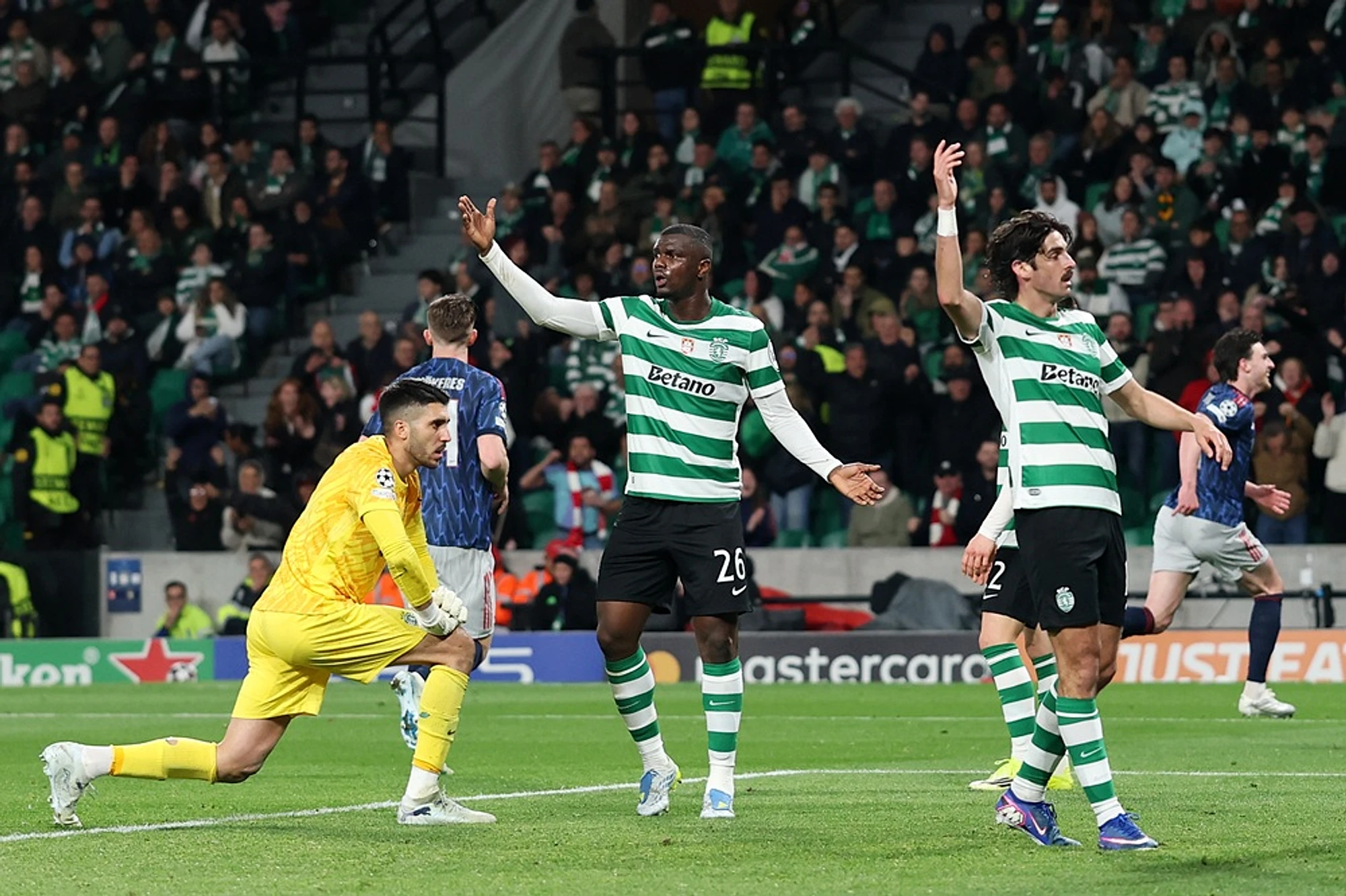 Sporting suffer injury blow ahead of Arsenal 2nd leg