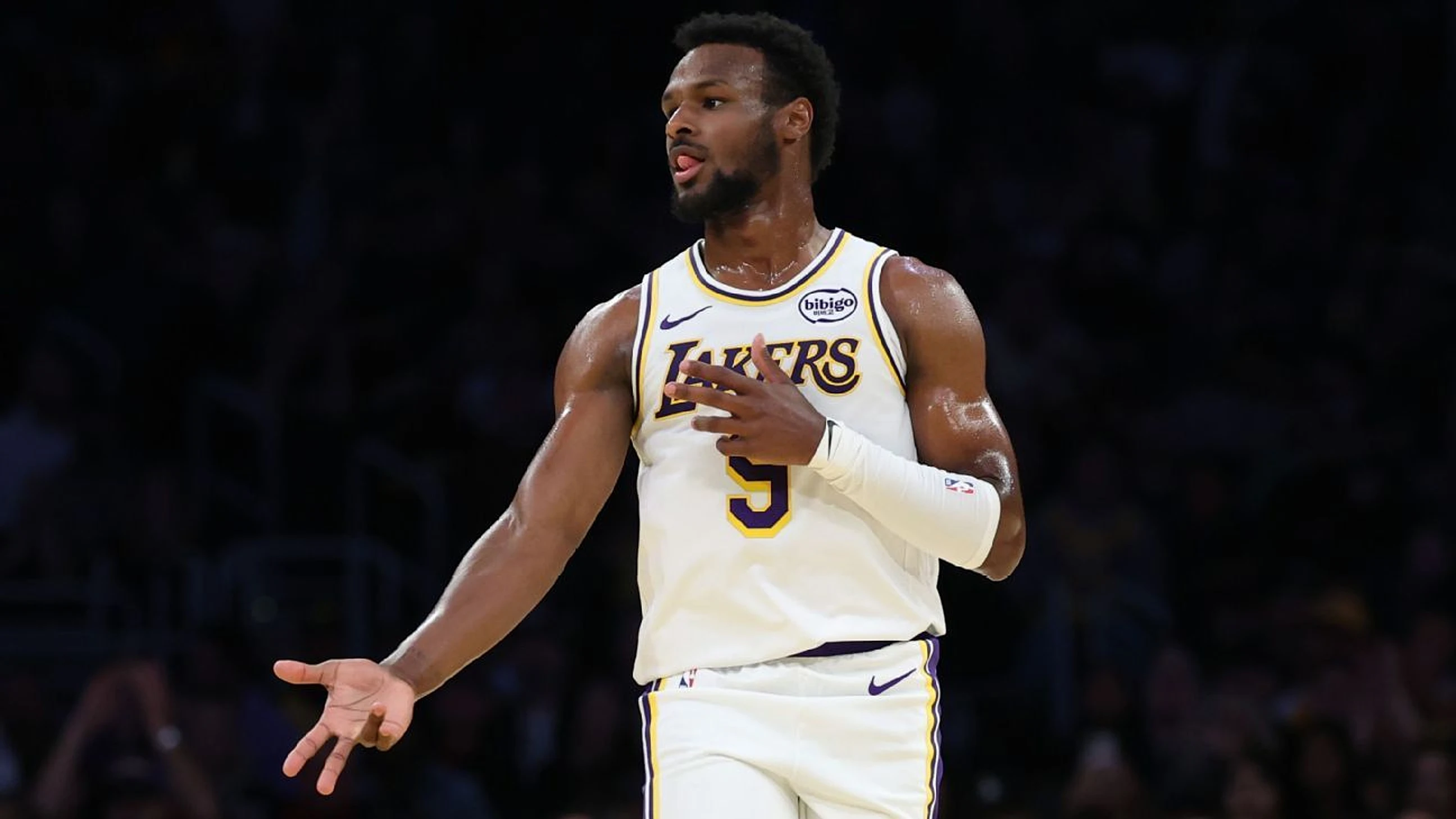 Bronny's Nike 'B9' logo trademark filing denied