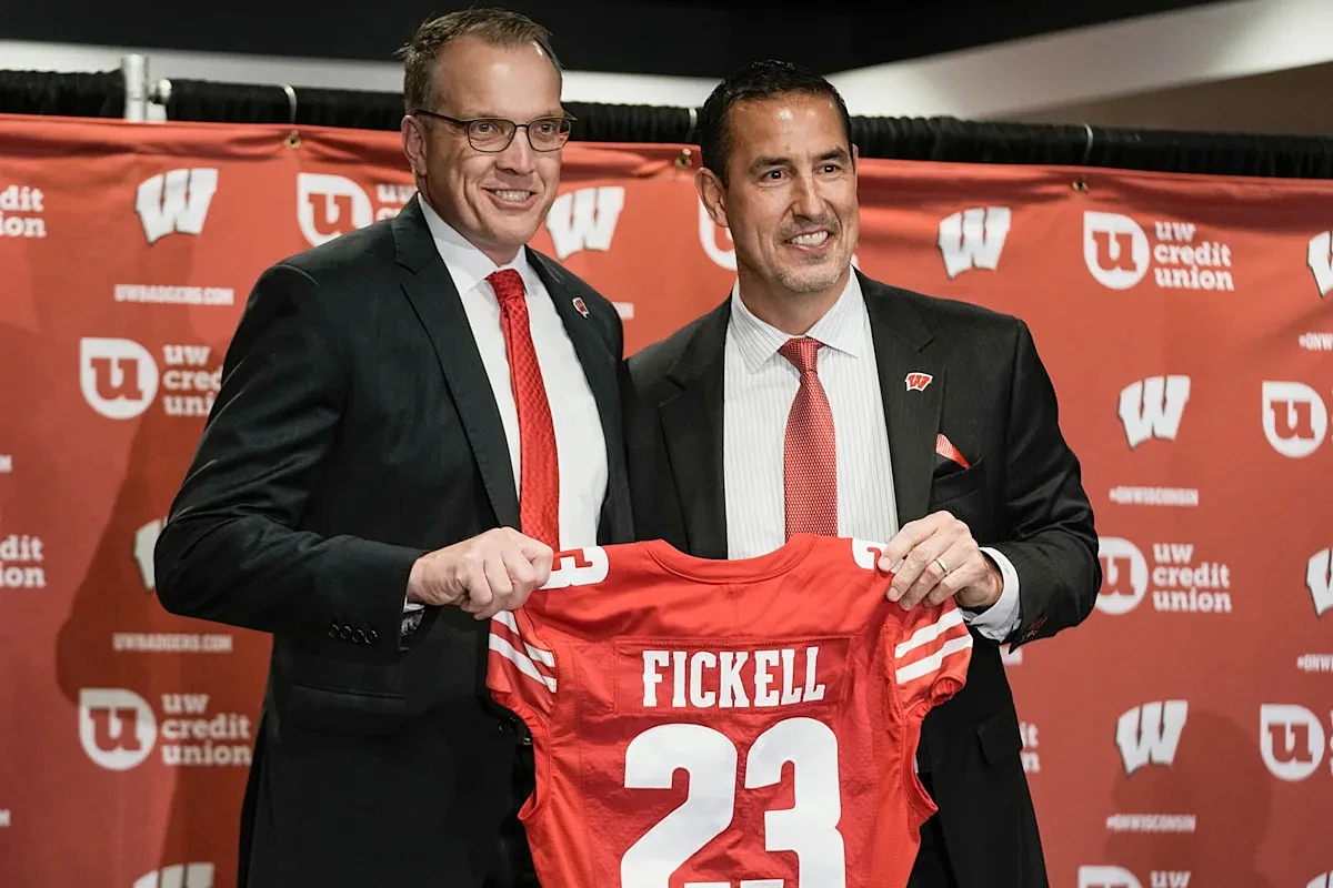 Wisconsin coach Luke Fickell says 'it's not easy to lose a friend' after McIntosh's exit