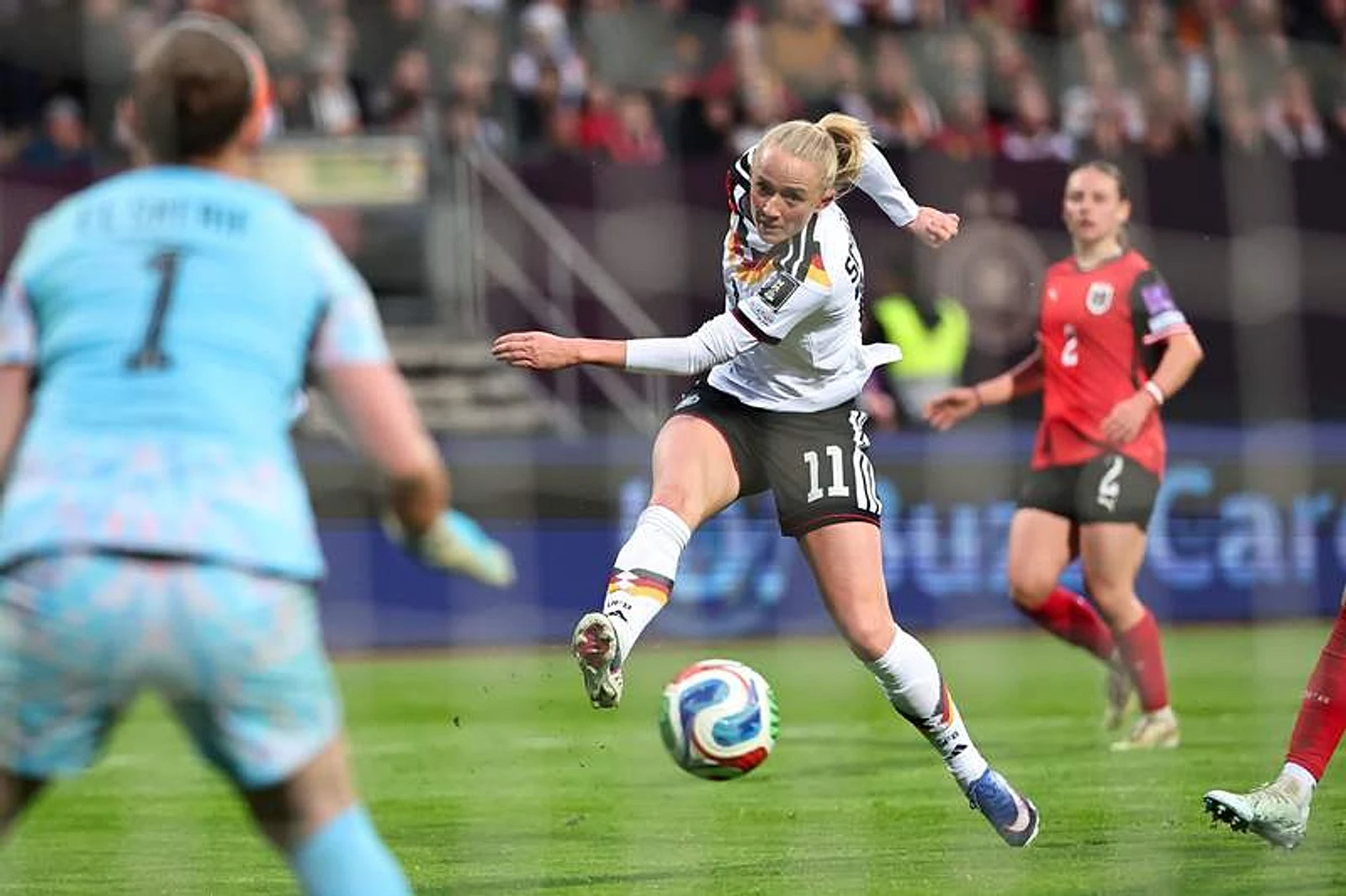 Germany's women waltz past Austria to keep up 100% record