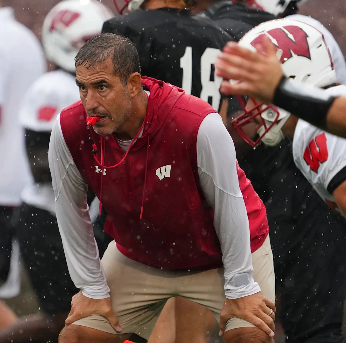 Wisconsin's Luke Fickell says Chris McIntosh's departure is like losing a friend