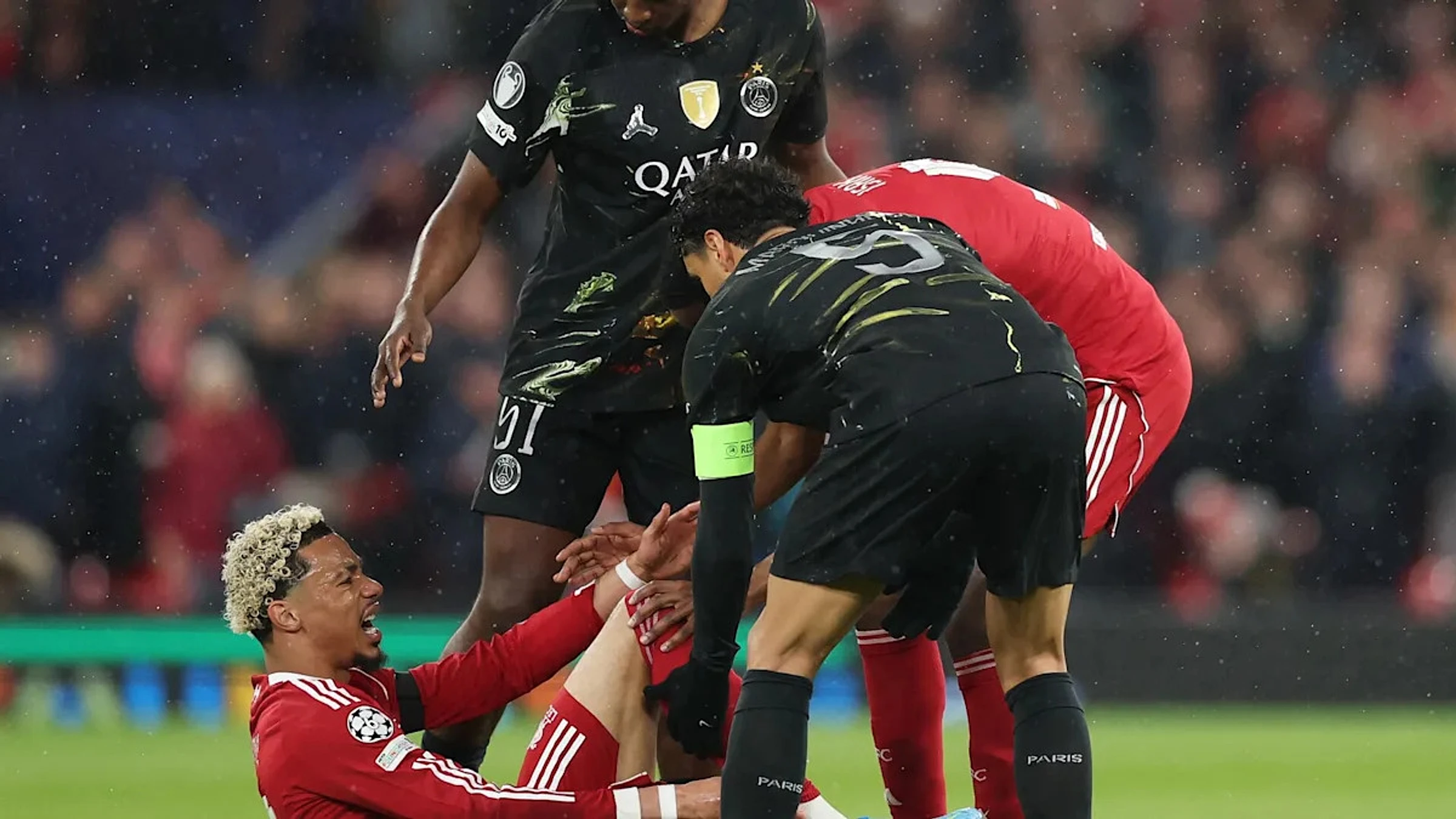 Hugo Ekitike injury news: Liverpool forward stretched off after non-contact collapse vs PSG