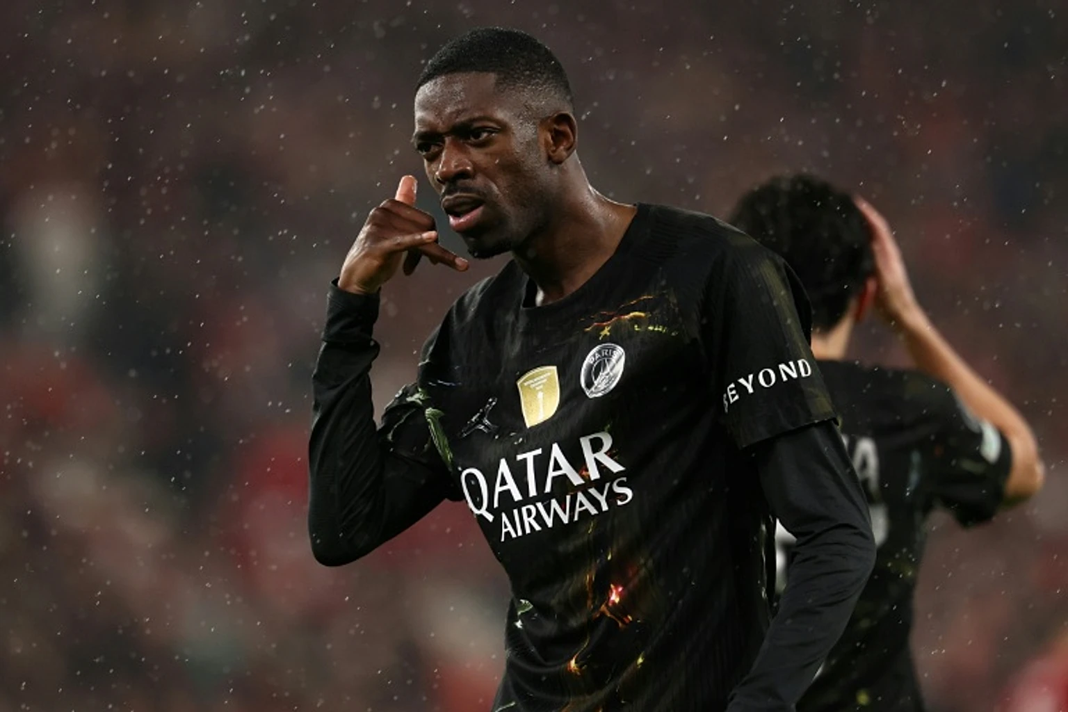 Dembele sends PSG past wounded Liverpool into Champions League semis