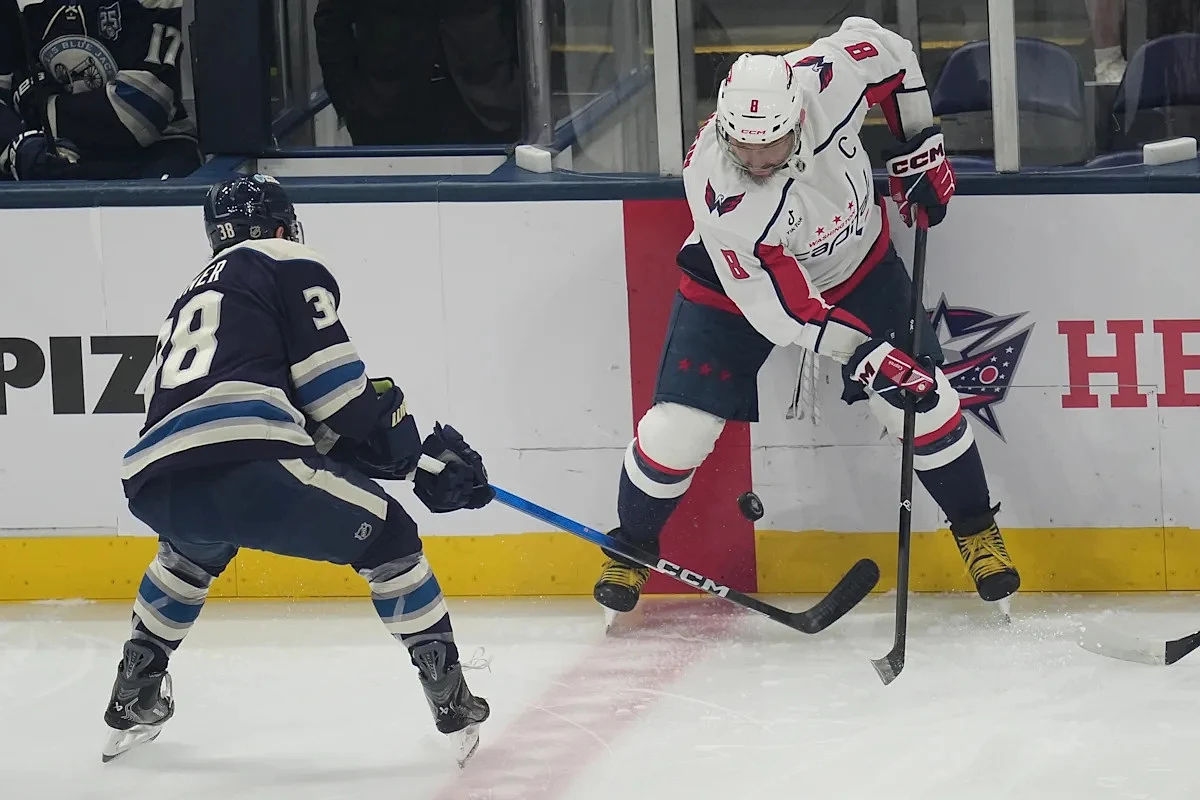 Ovechkin gets assist in what could be his final game as Capitals beat Blue Jackets