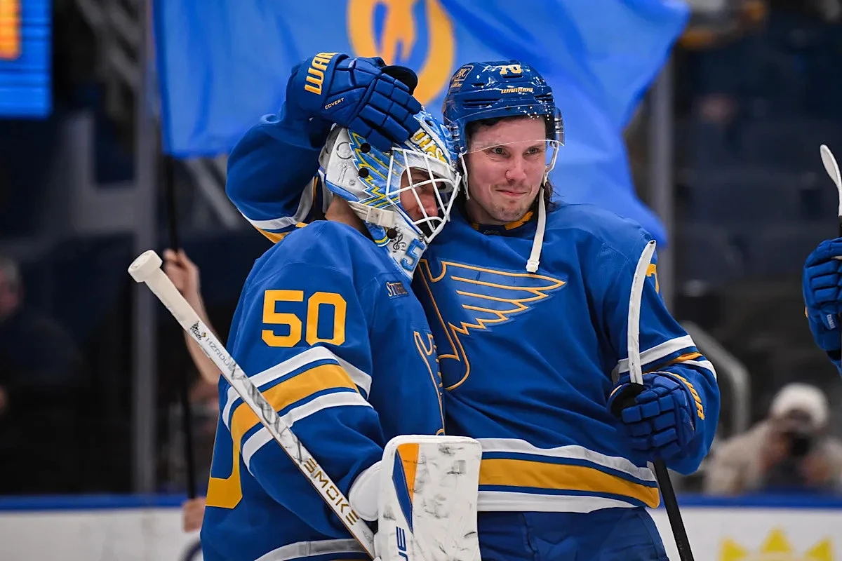 Did Oskar Sundqvist Play Final Game In St. Louis On Tuesday? With Uncertain Future, Stanley Cup Champion Took It All In During 7-5 Home Finale Win