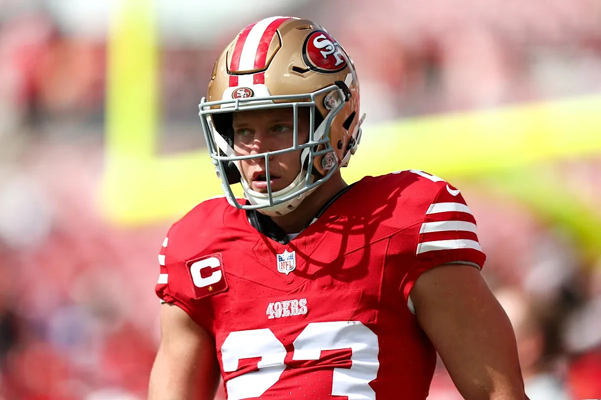 49ers RB Christian McCaffrey gushes over 2026 draft prospect