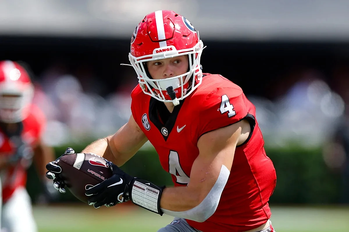 Ravens met with Georgia TE Oscar Delp ahead of the 2026 NFL Draft