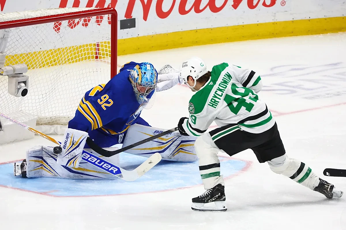 Wyatt Johnston seals Stars' regular season-ending shootout win over Sabres