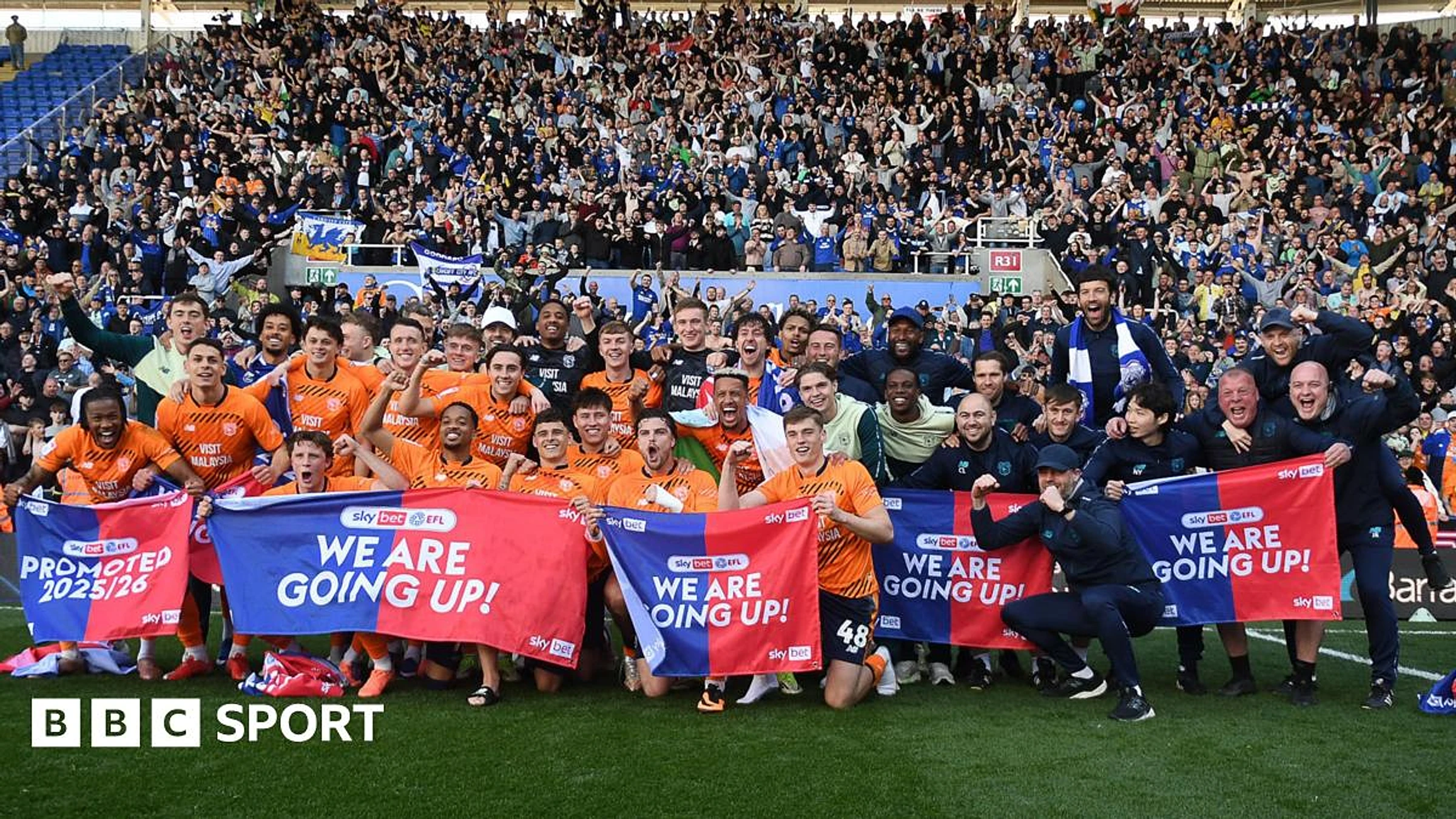Wild scenes as promoted Cardiff savour Reading revelry
