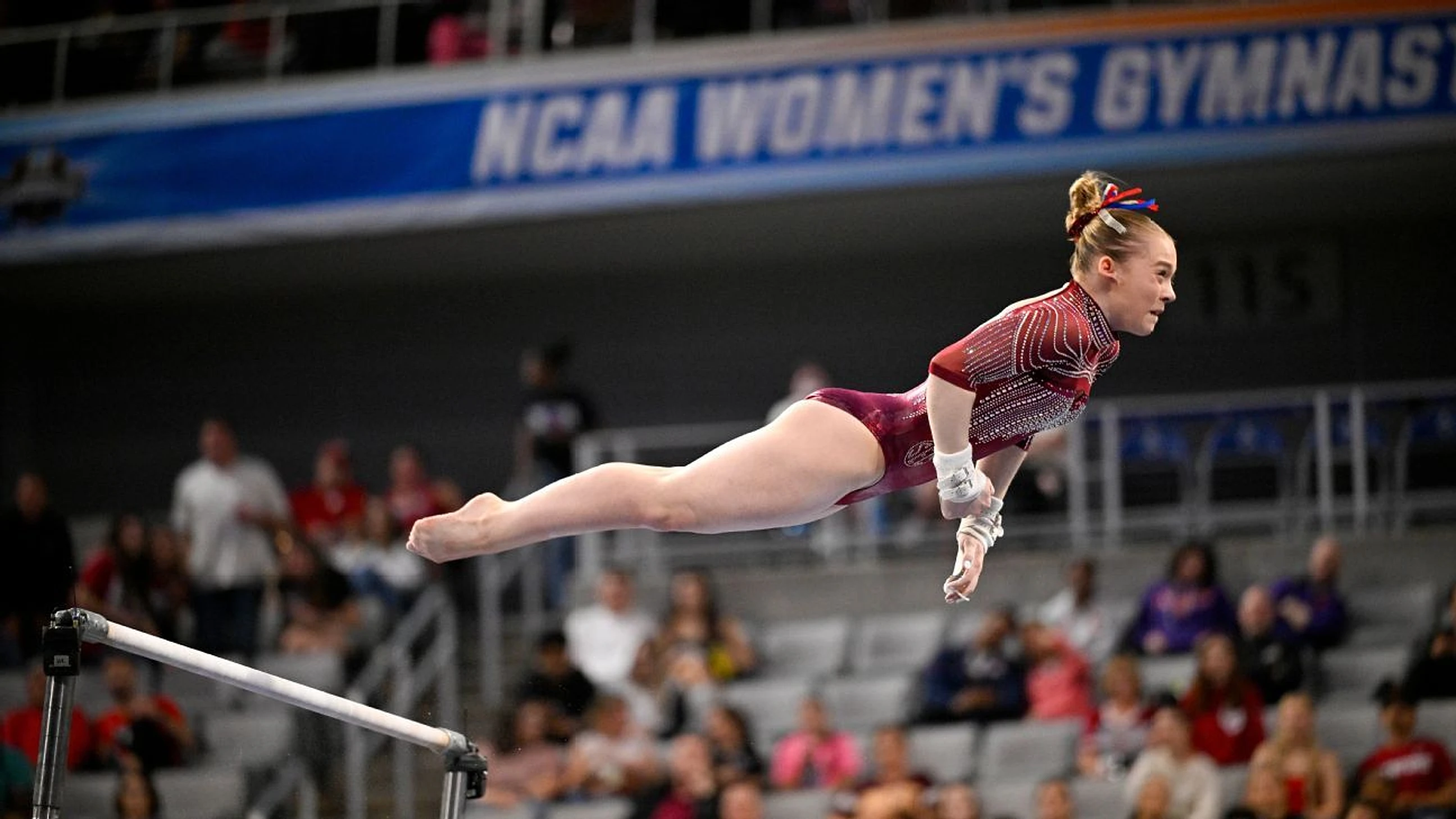 Live updates from the NCAA gymnastics championship final