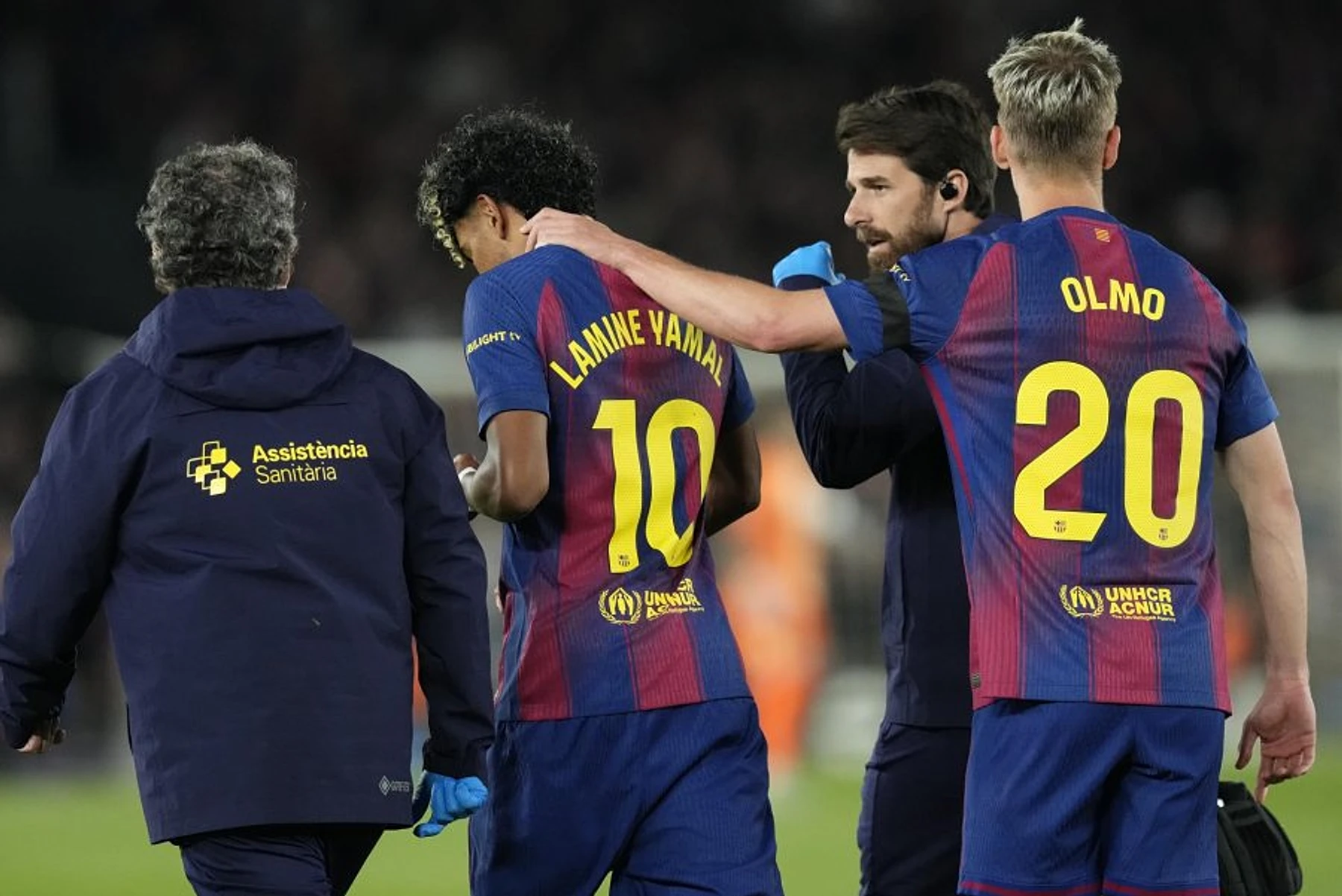 Barcelona's Lamin Yamal injures hamstring, but expected for World Cup