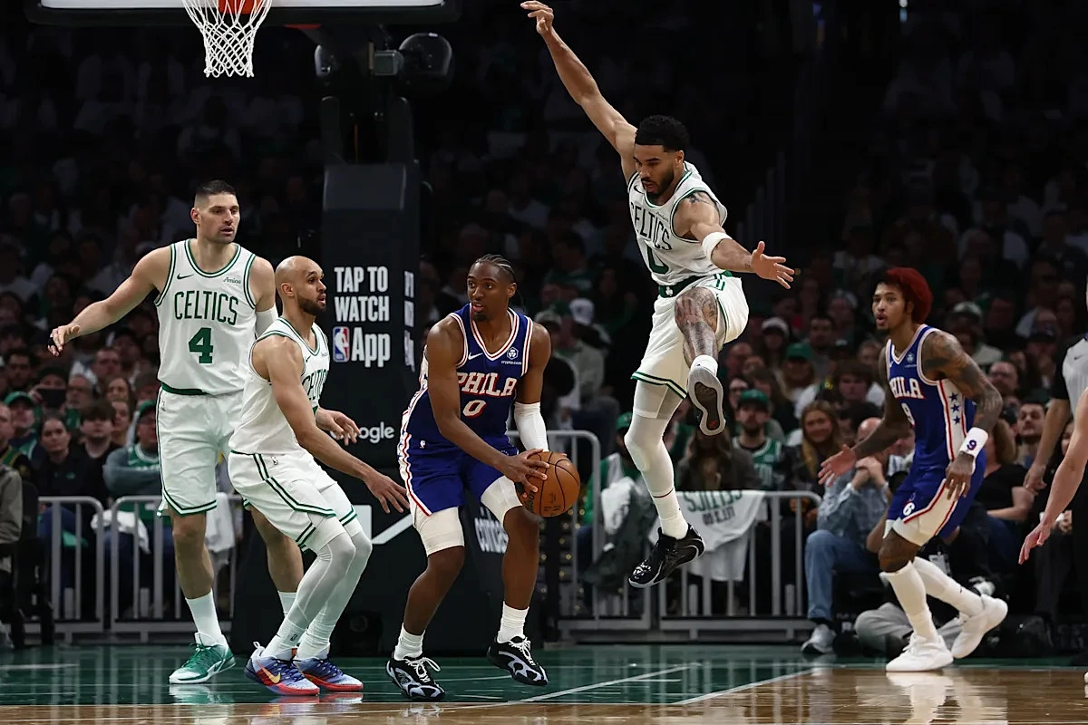 Derrick White sees some positives in a loss in Boston Celtics loss to 76ers