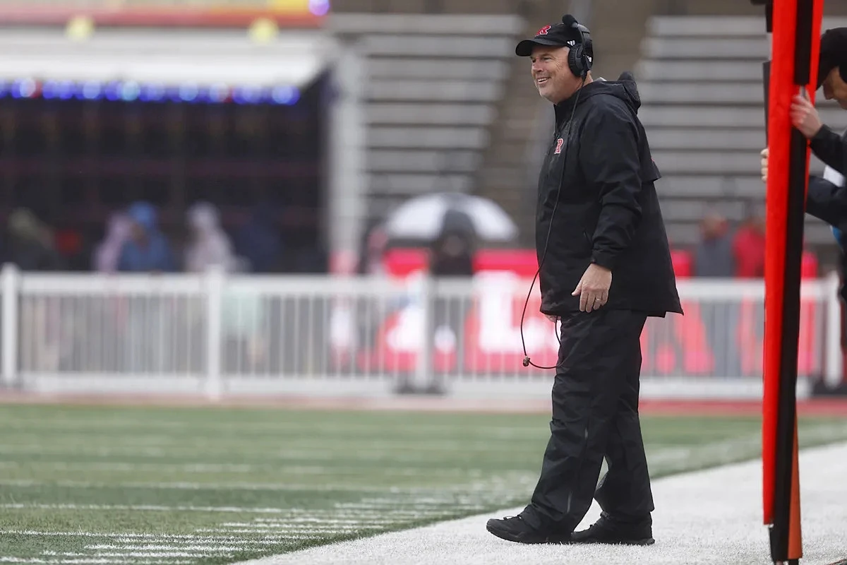 Rutgers Wide Receivers Coach Dave Brock Hosts Spring Practice Press Conference