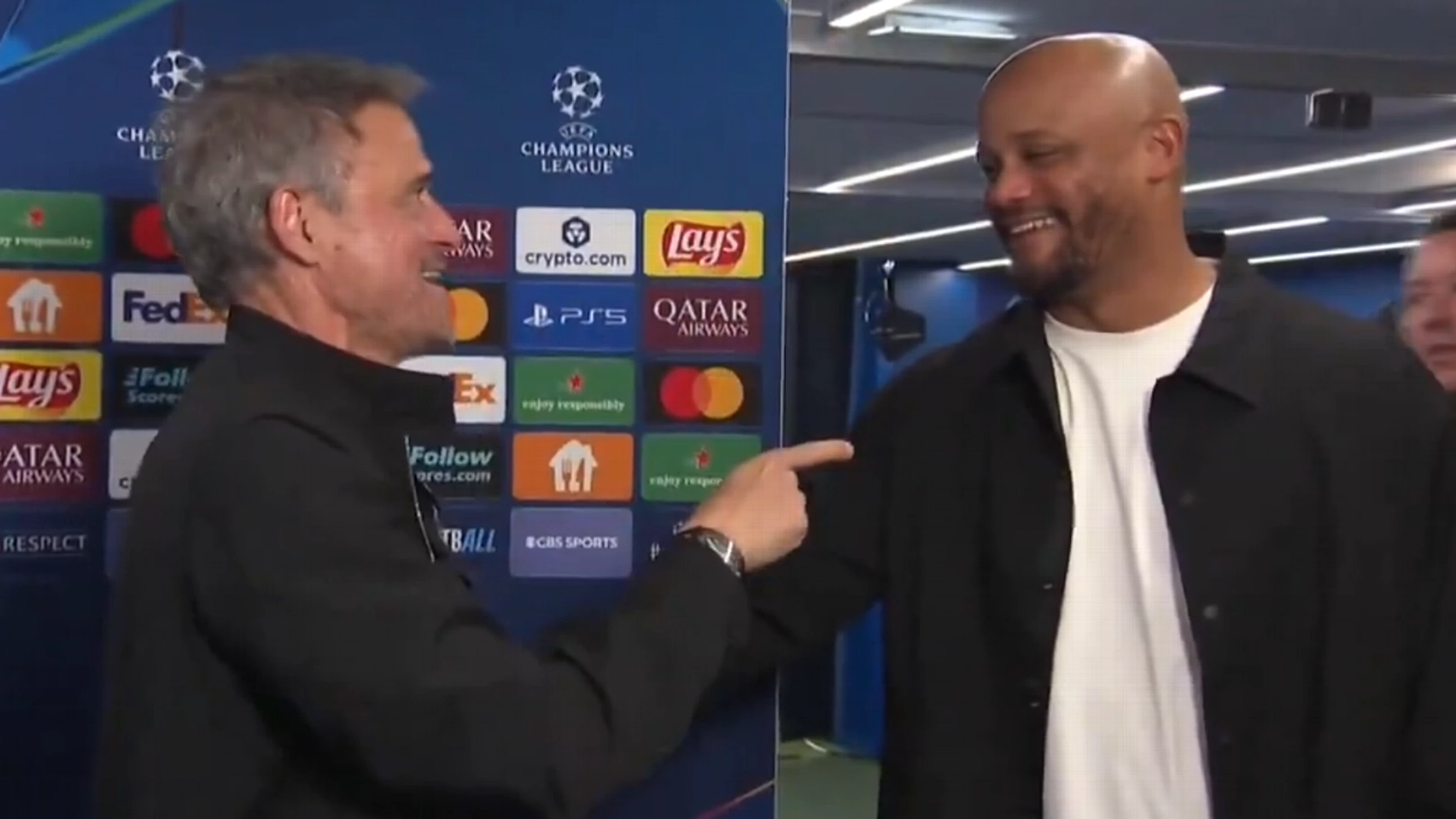 'You like it?': PSG, Bayern coaches share joke aft...