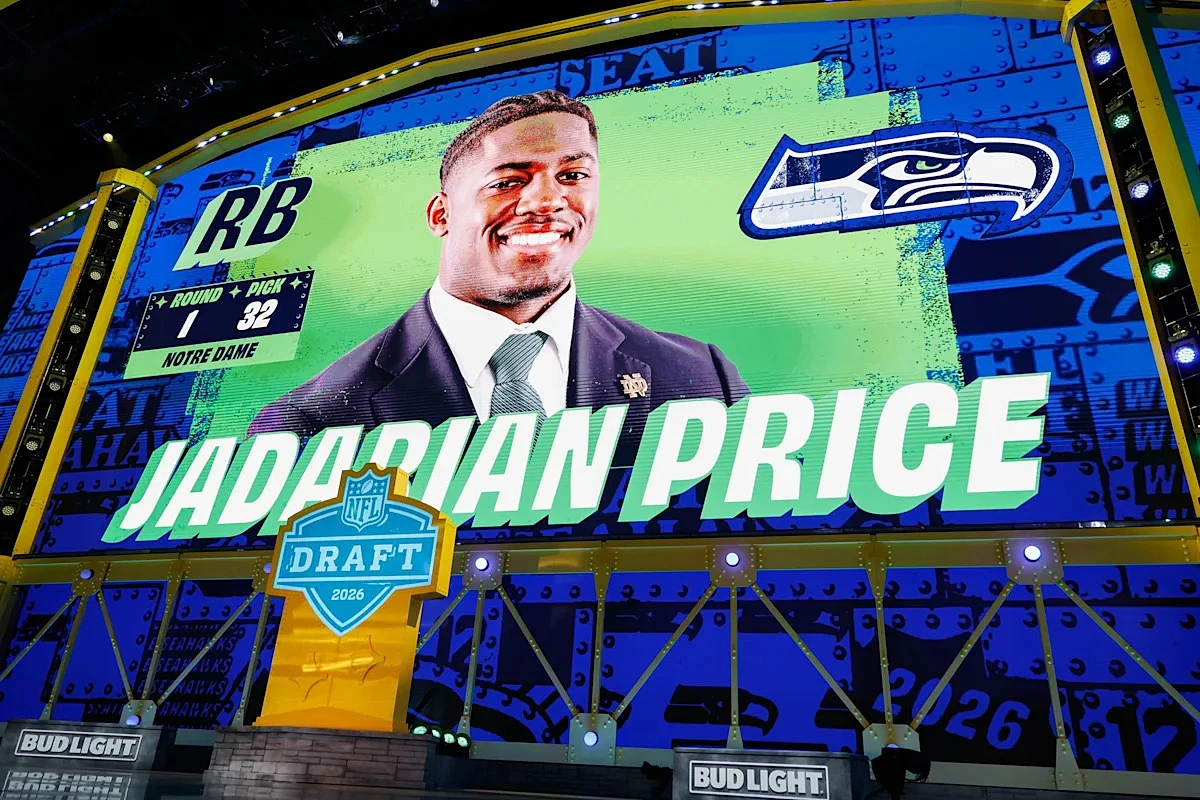 Jadarian Price’s jersey number revealed, along with rest of Seahawks rookies