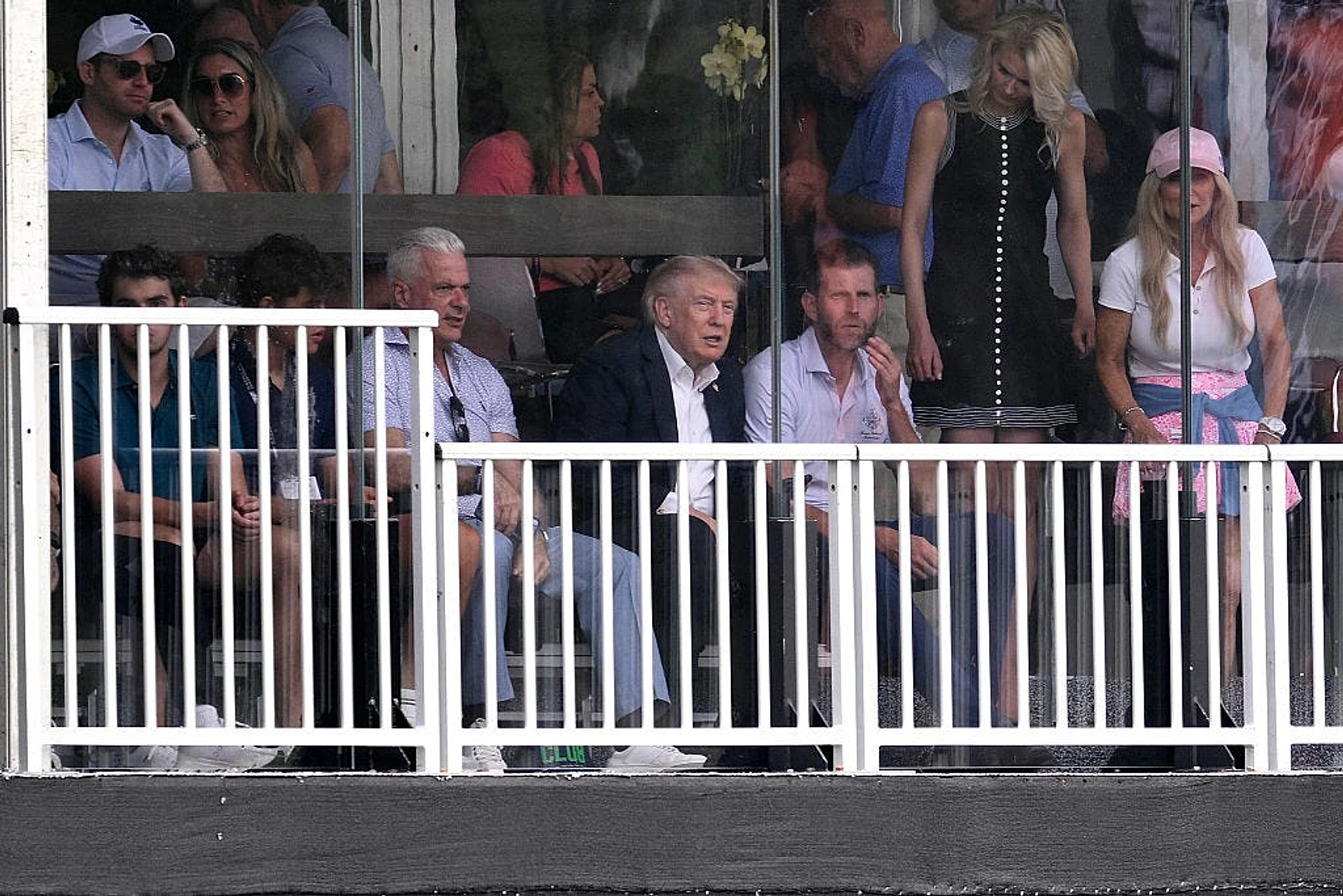 Trump brings granddaughter Kai, family to PGA event at Trump Doral