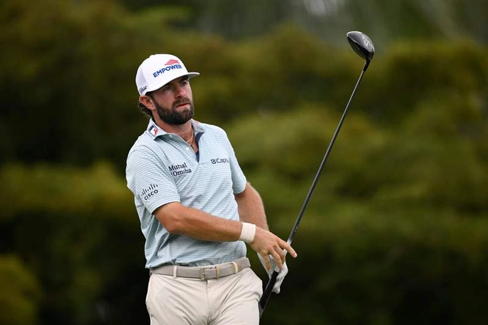 Brandel Chamblee reacts to Cam Young receiving a penalty in the last round of the Cadillac Championship