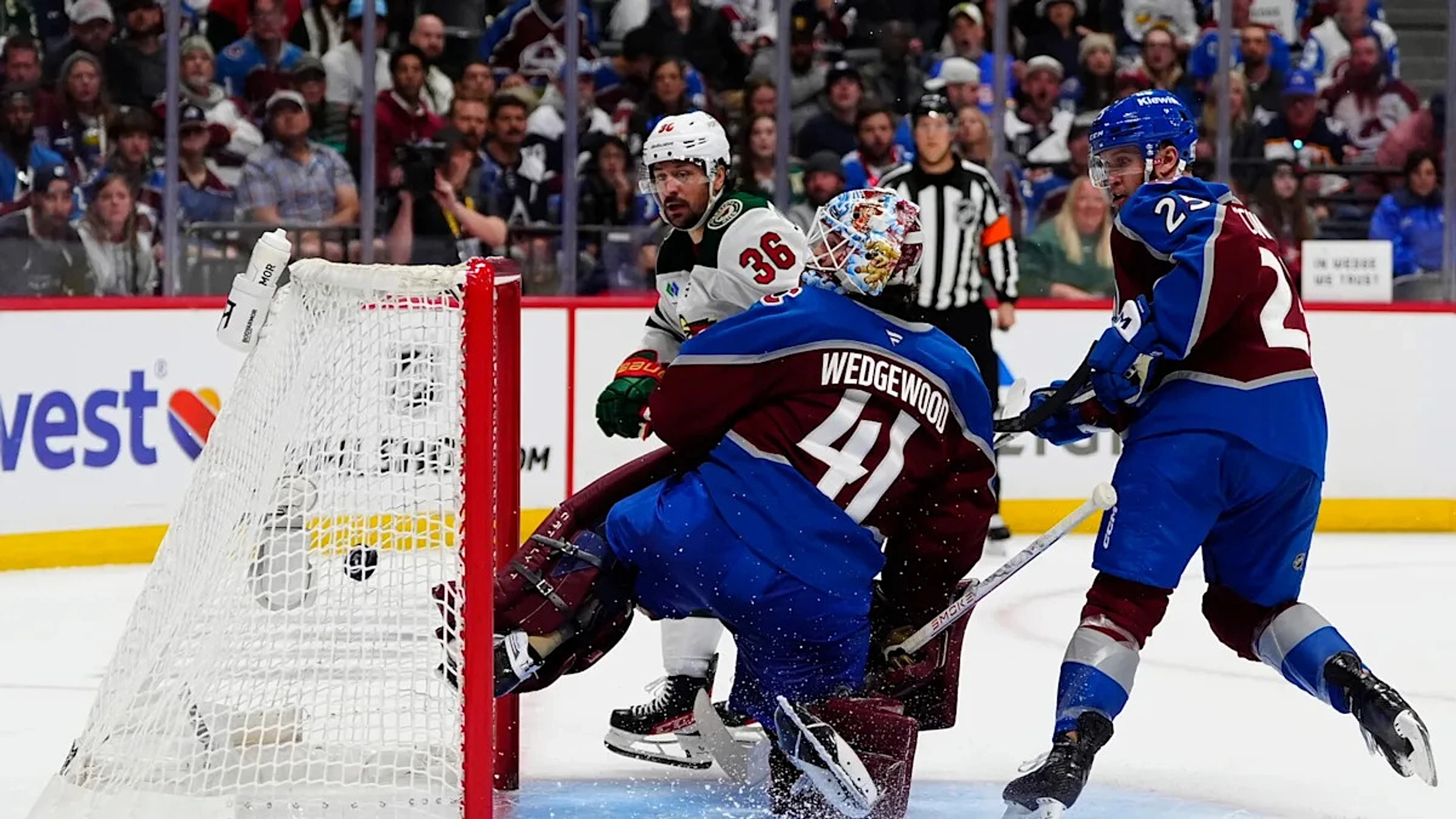 A stunning 9-6 Avalanche win over the Wild turns a defense-first series into a 15-goal frenzy