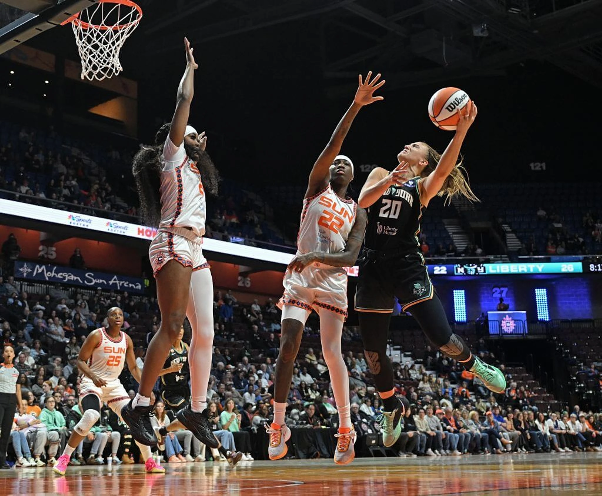 Liberty star Sabrina Ionescu to miss at least two weeks with injury