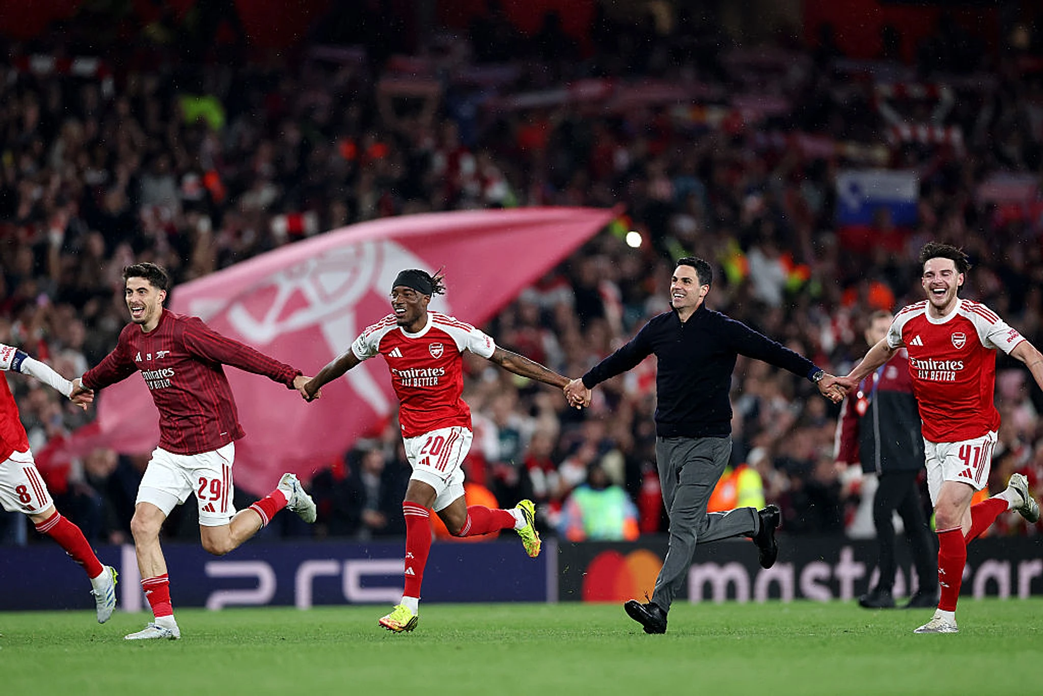 Arteta praises ‘special’ Saka, ‘immense’ Gyokeres and Arsenal supporters after reaching Champions League final