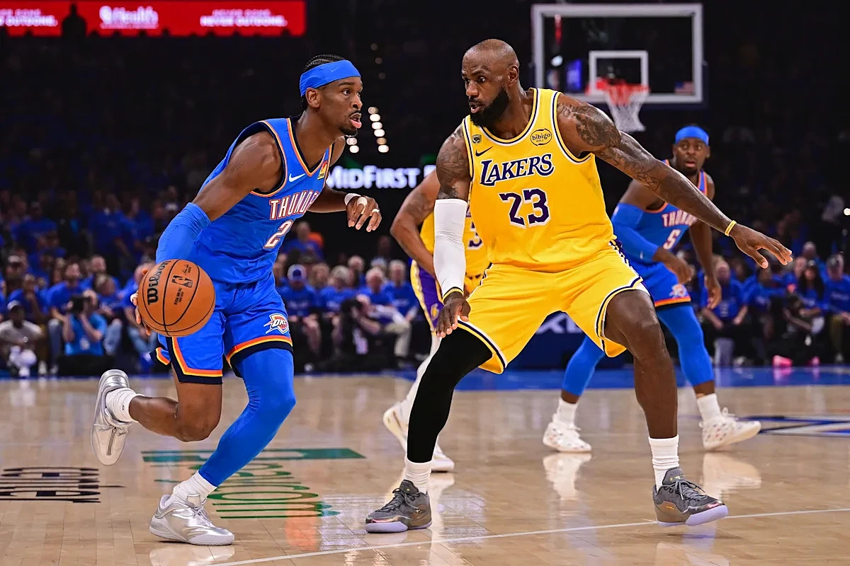 Thunder roll to dominant win over LeBron James, Lakers to grab 1-0 lead