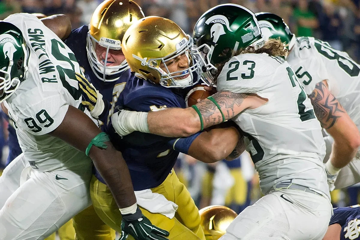 Kickoff time, TV assignment announced for MSU-Notre Dame football