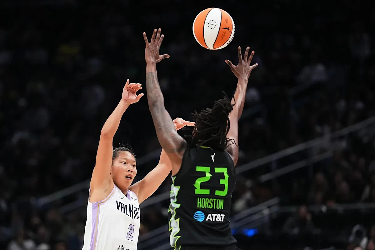 Janelle Salaun's 20 points, 5 3-pointers lead the Valkyries past the Storm 91-80 in season opener