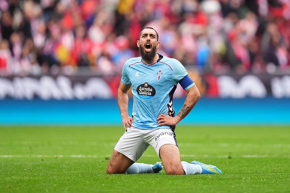 Dreamy Borja Iglesias finish slides Celta Vigo past Atletico Madrid and closer to European football