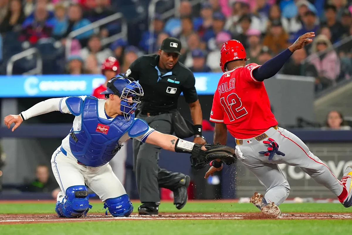 Valenzuela hits three-run HR, Clement has five hits as Blue Jays rout Angels 14-1