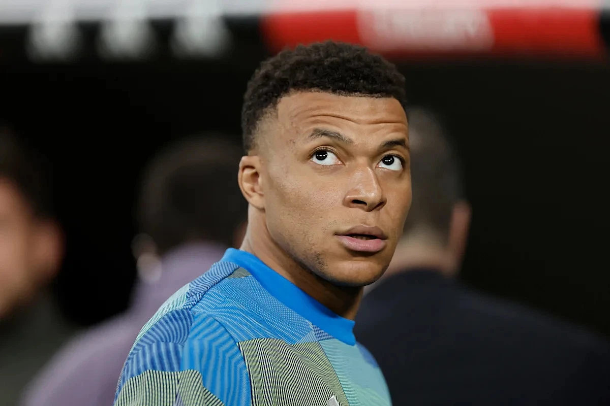 Why is Kylian Mbappe not playing for Real Madrid vs. Barcelona today?