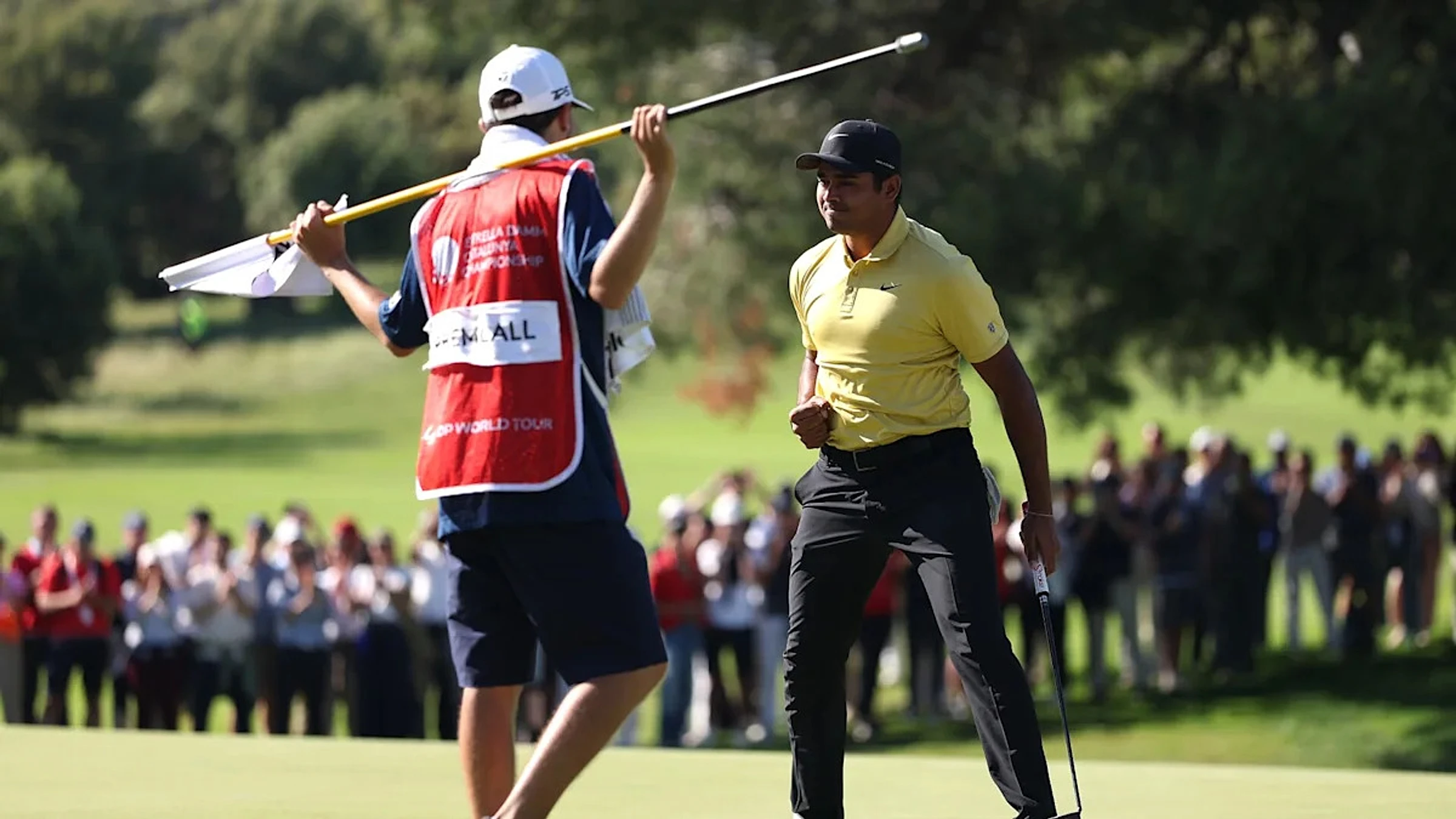 South African, 22, nearly equals Tiger Woods' record winning margin in maiden DP World Tour victory