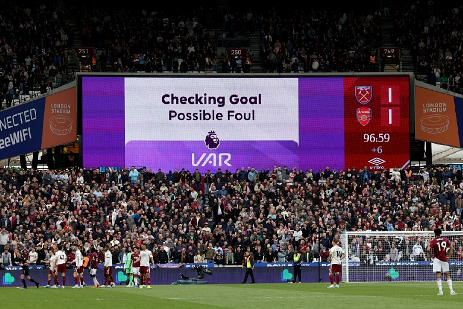 West Ham's Bowen slams decision to rule out Wilson goal against Arsenal