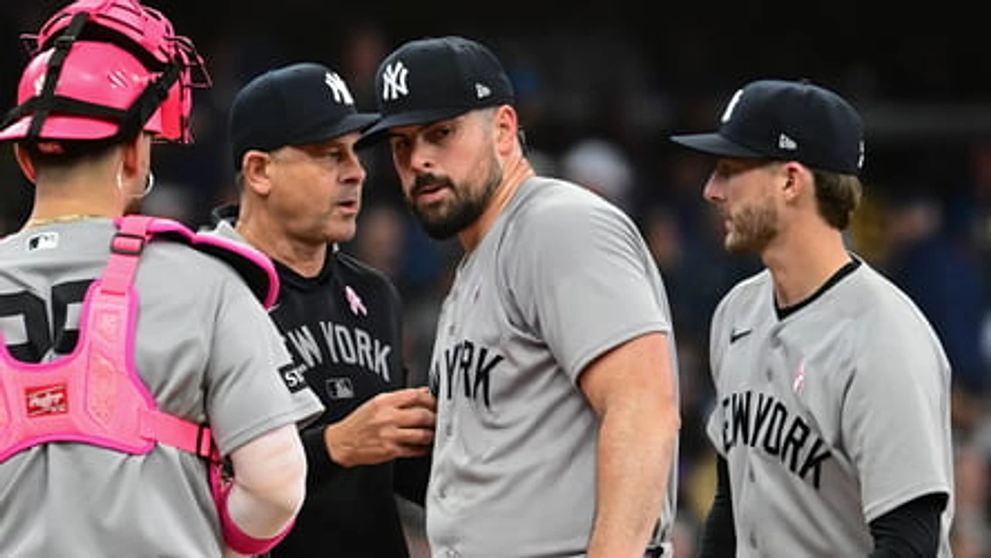 Carlos Rodon battles, but walks the ‘bugaboo’ in return to Yankees' rotation