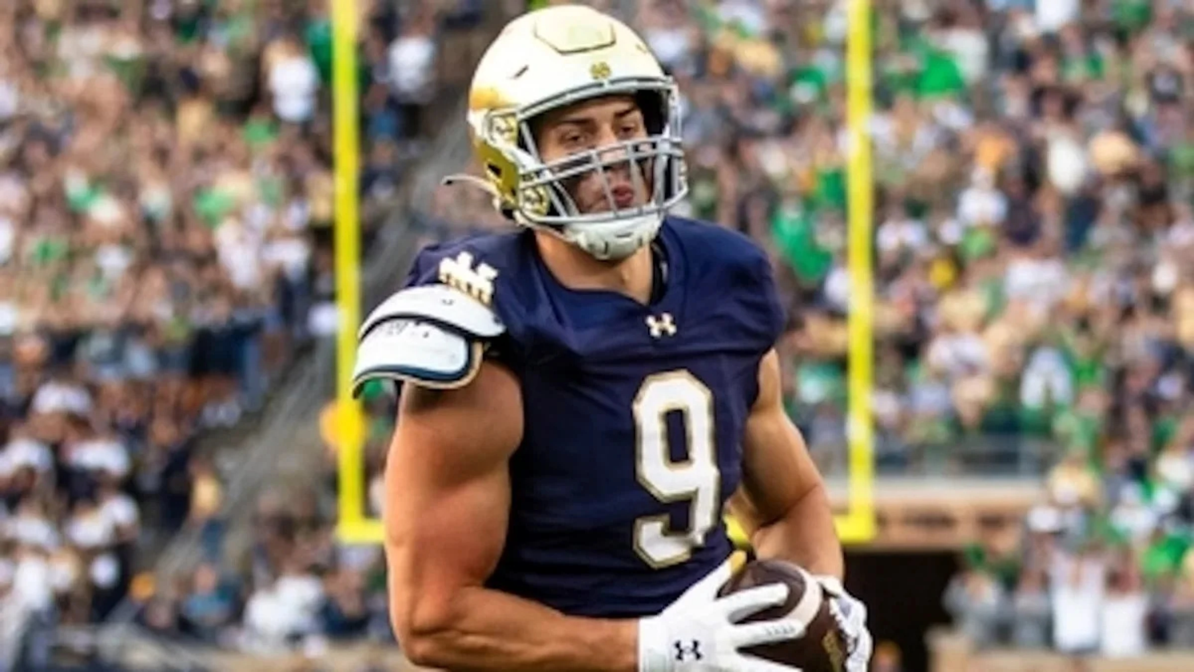 Eli Raridon brings Notre Dame pedigree, Gronk-like traits to the Patriots