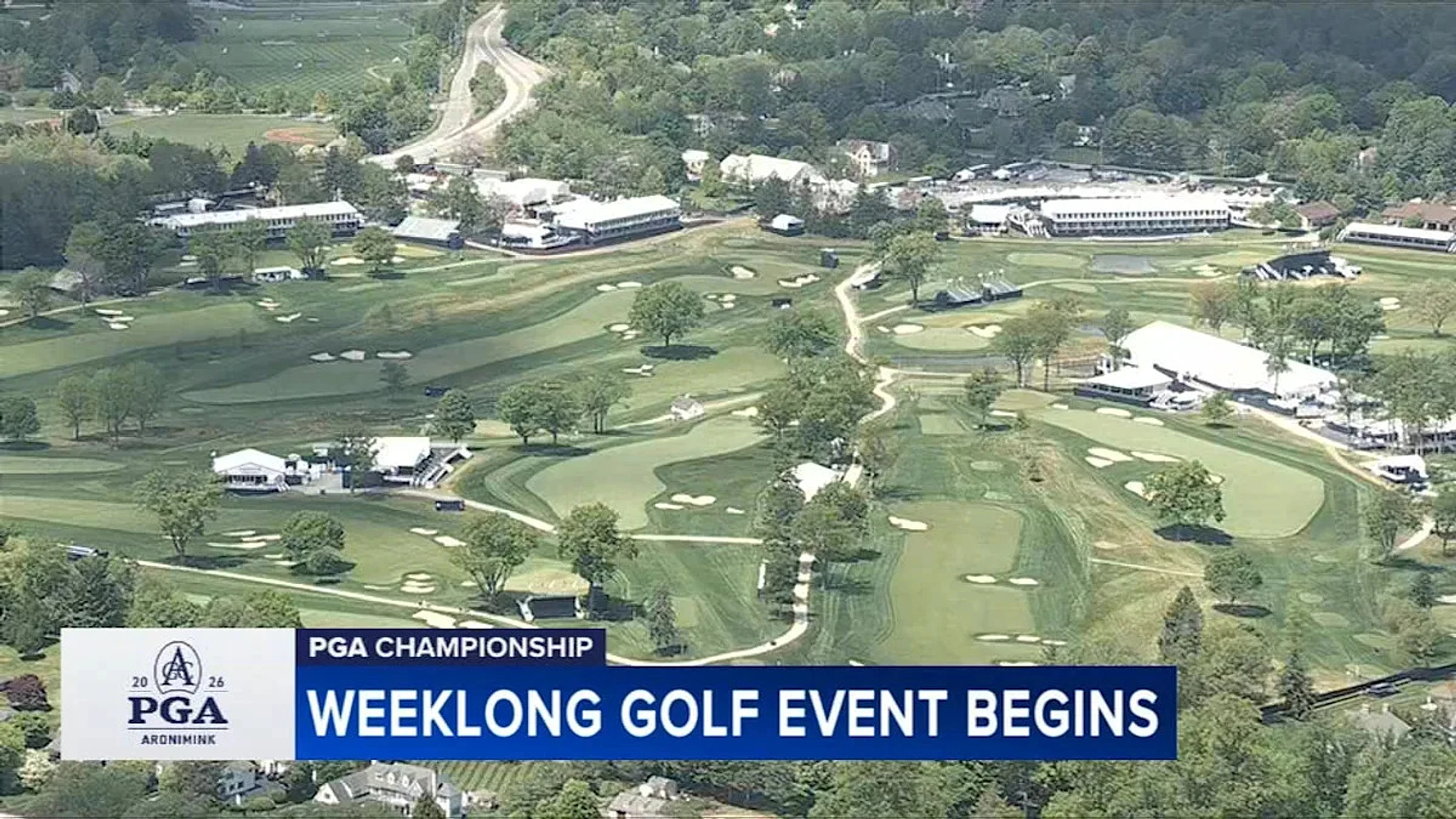 PGA Championship: Practice rounds begin in Delaware County ahead of weeklong golf event
