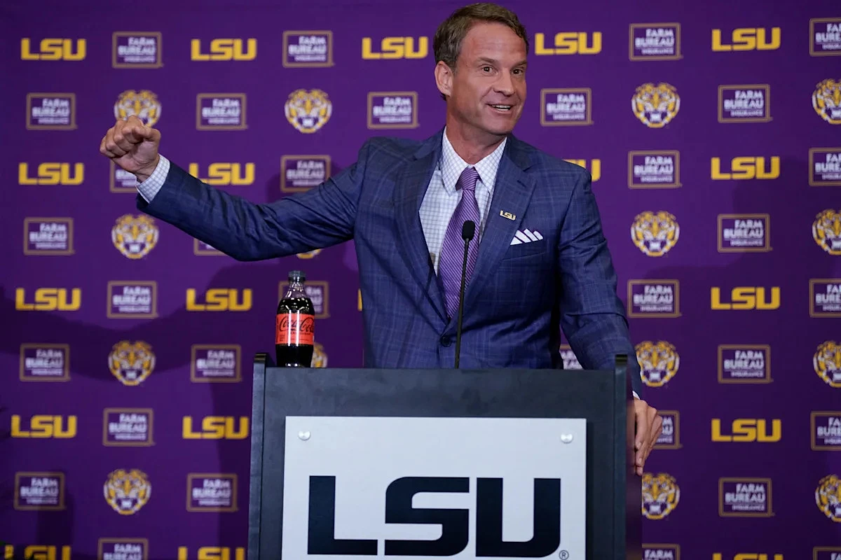 What LSU football coach Lane Kiffin said about recruiting at LSU, Ole Miss