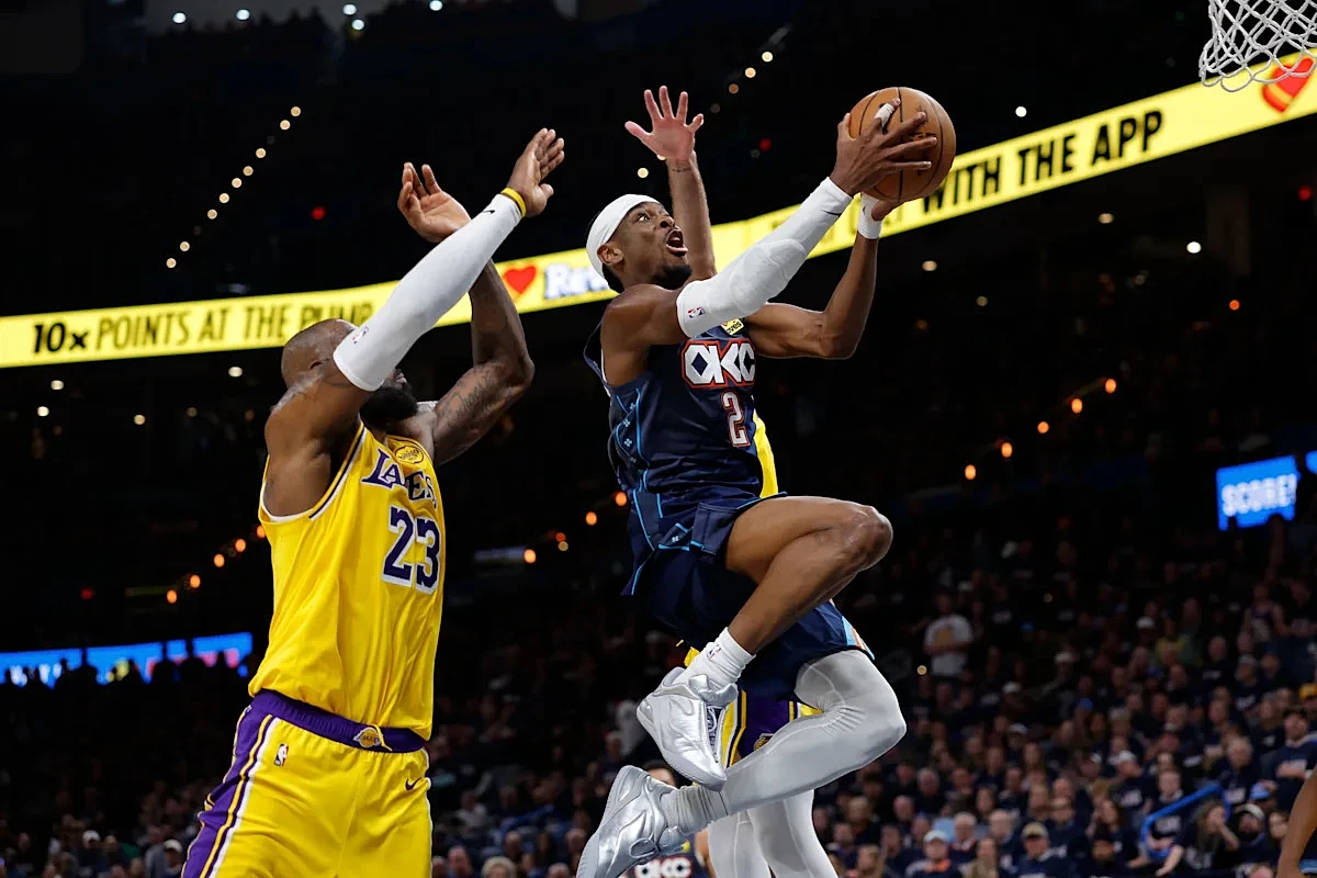 What time do the Lakers play tonight vs Thunder in Game 4? Odds