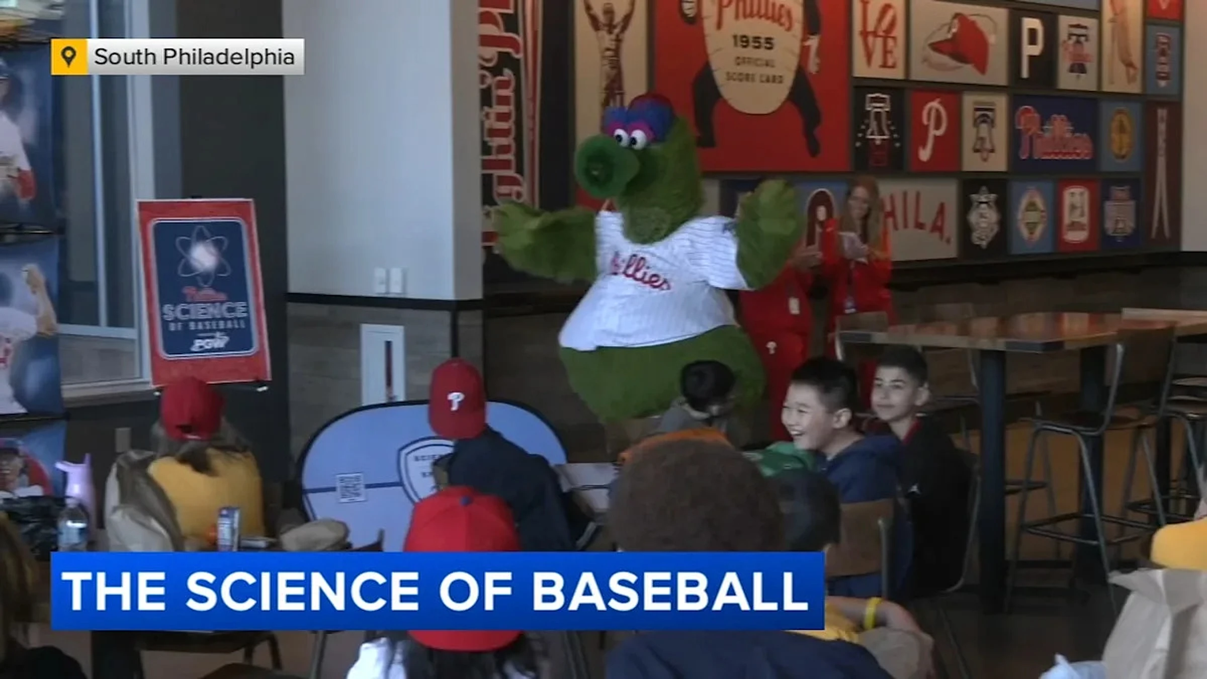 Students learn about the science of baseball at Citizens Bank Park