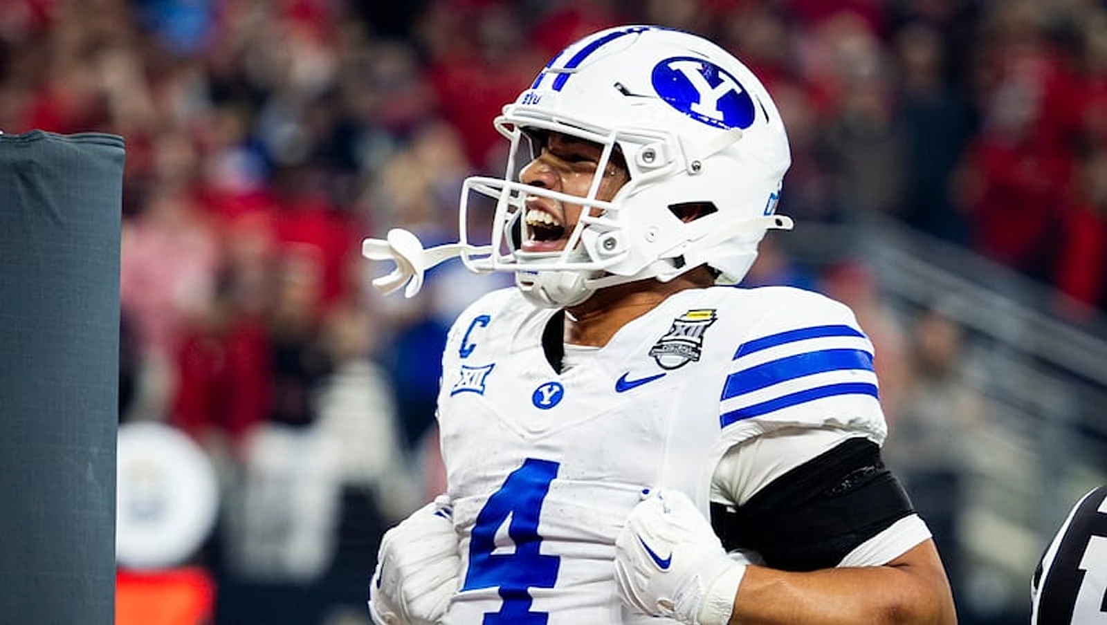 LJ Martin didn’t return to BYU just to break rushing records, but he’s on track to do just that