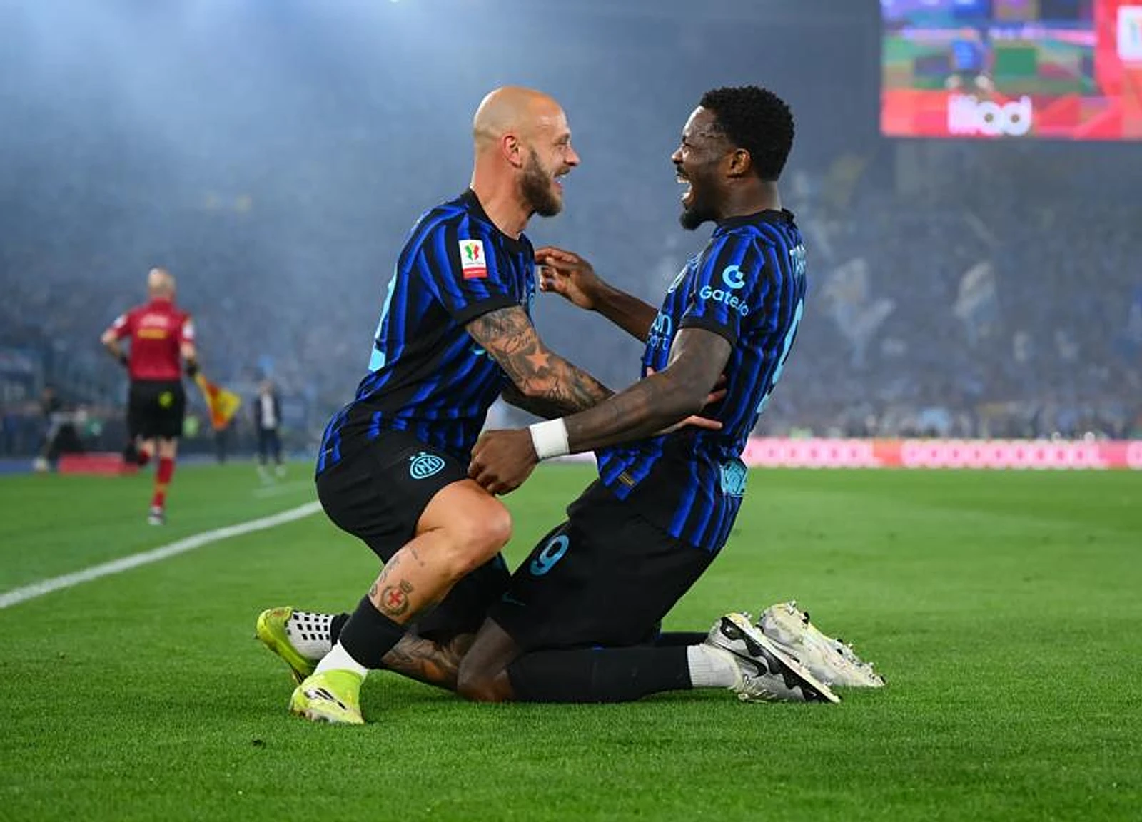 Inter are victorious again, triumph at the Olimpico: the double is complete as they lift their 10th Coppa Italia