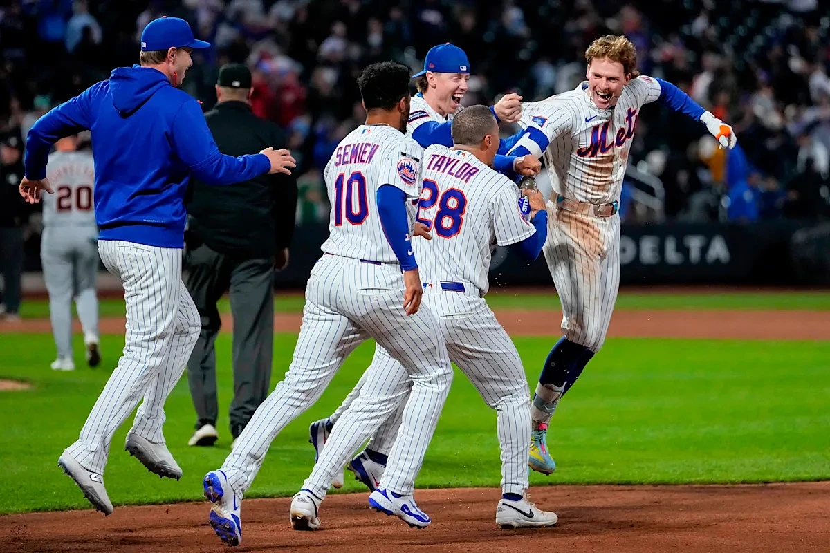 Benge walk-off single in 10th gives Mets 3-2 win over Tigers, atones for earlier misplay