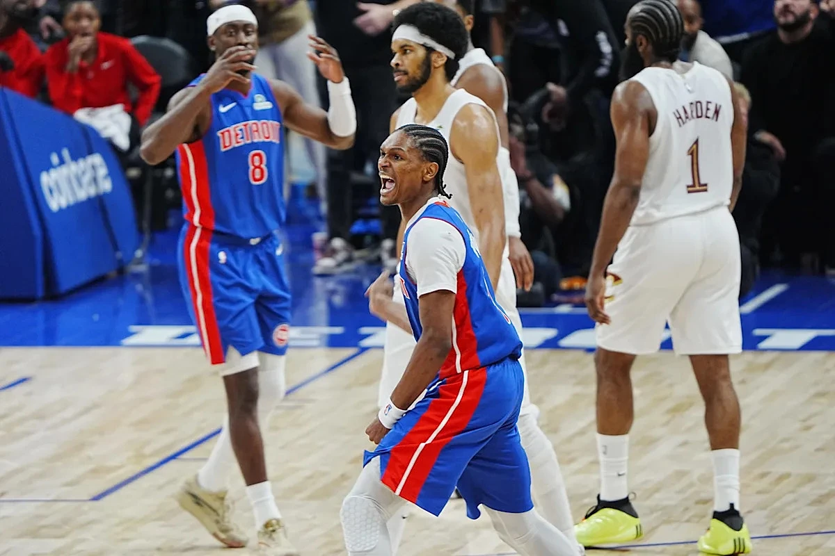 Refs explain no-call on Ausar Thompson trip in Pistons' Game 5 loss to Cavs