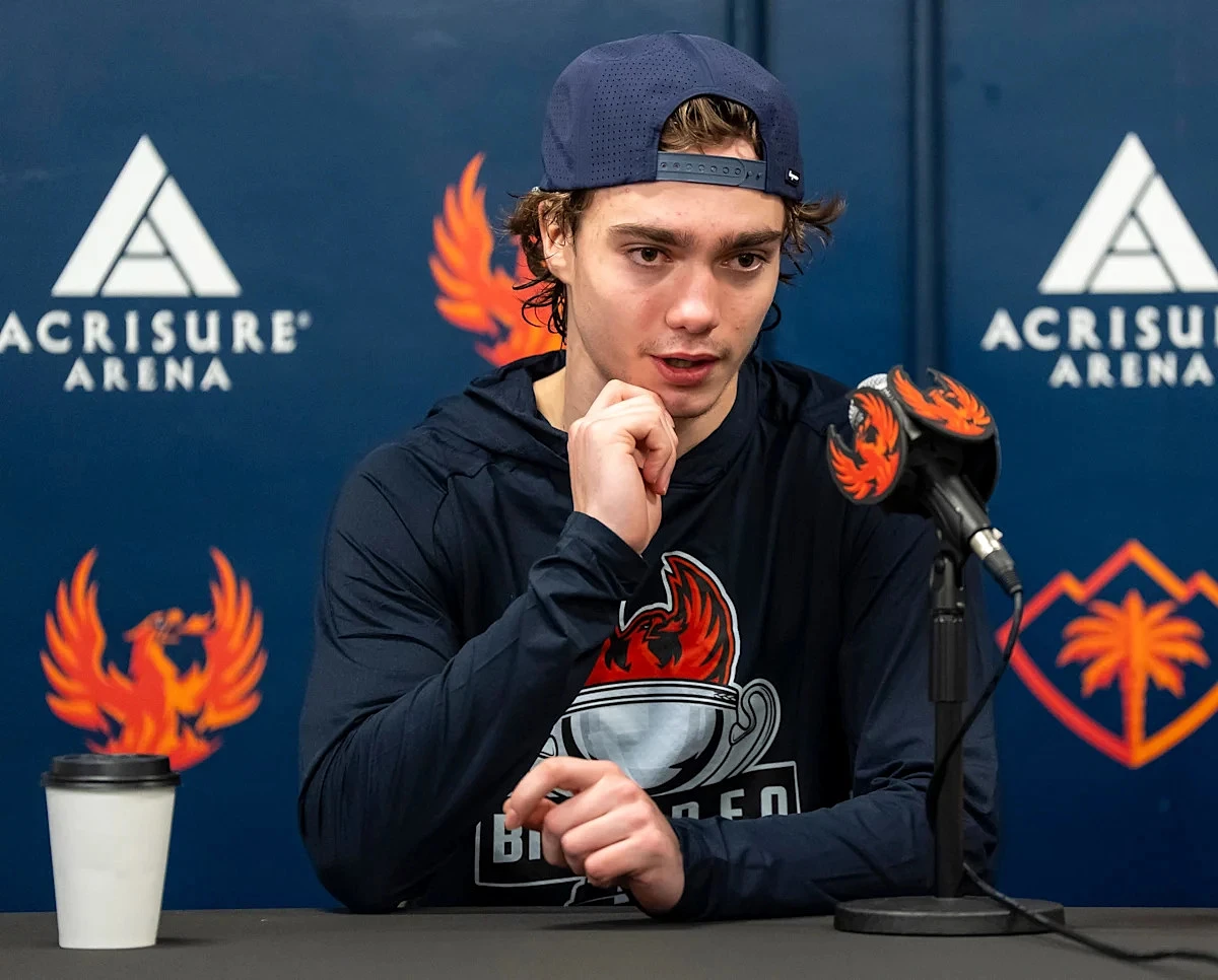 Top Seattle Kraken prospect Jake O'Brien makes pro debut with Firebirds