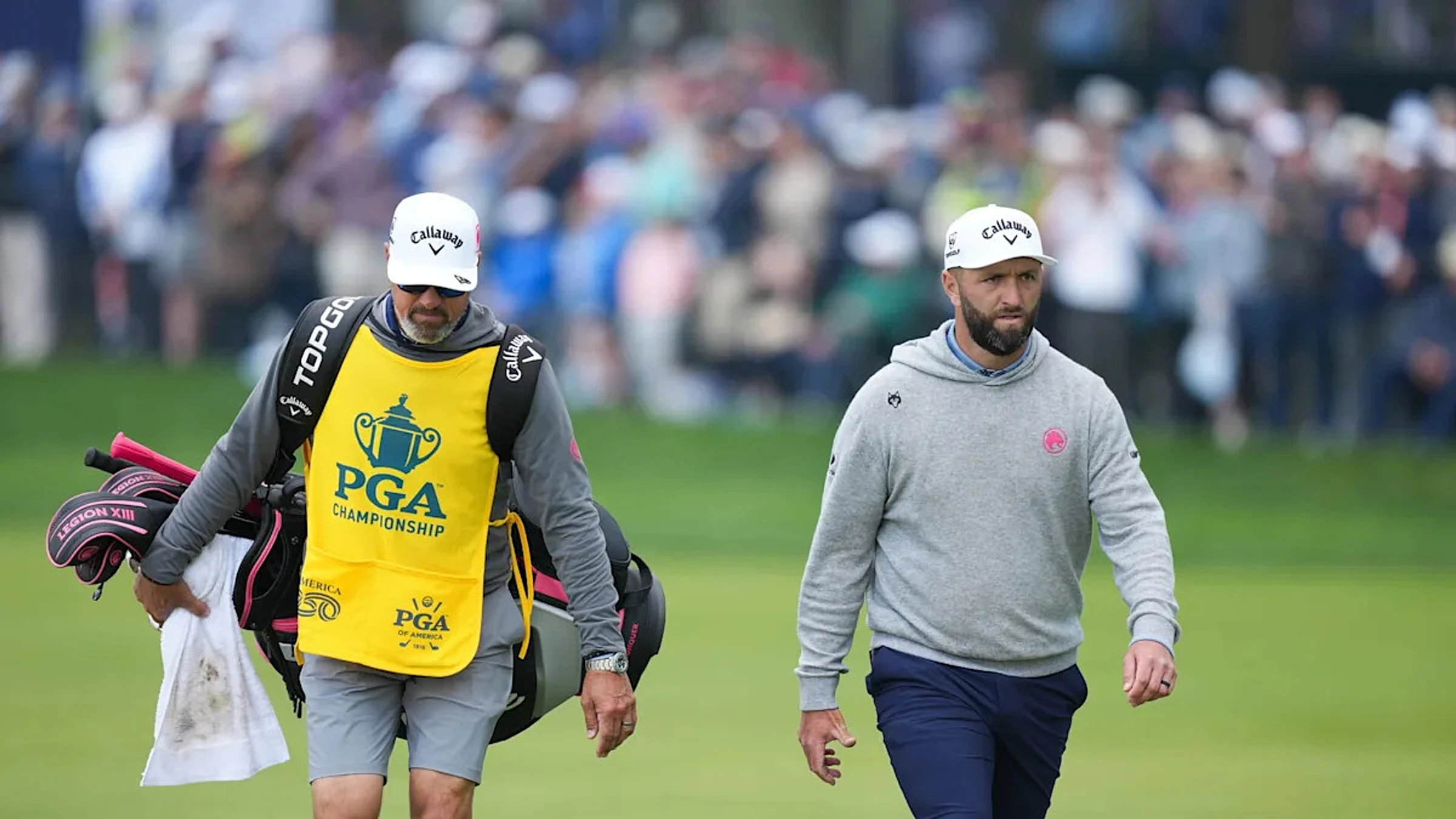 Jon Rahm apologizes for divot-flying outburst at PGA Championship